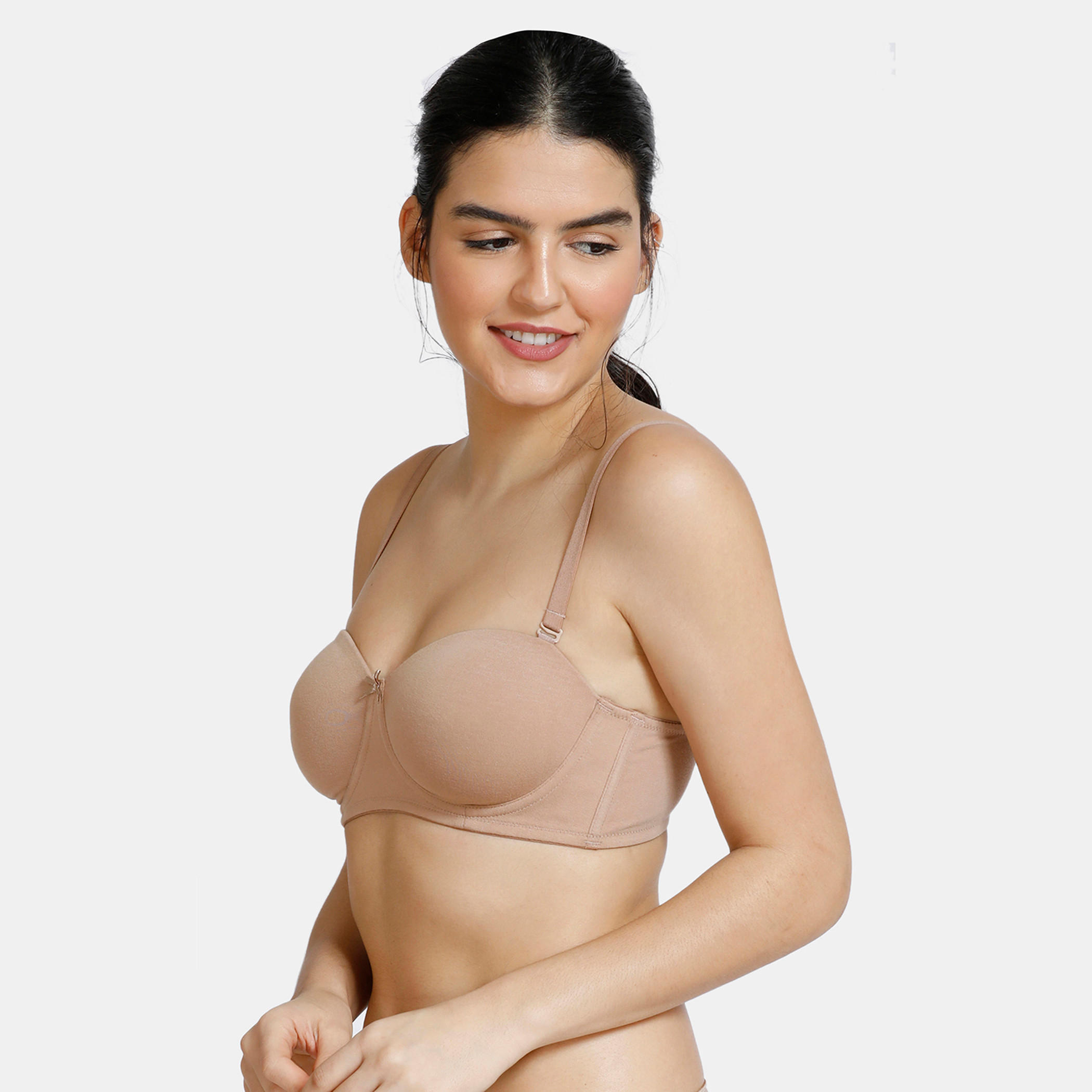صدريّة بالكونيت مبطنة بمشبك إغلاق من زيفامي-women-clothing-lingerie-bras-image-3