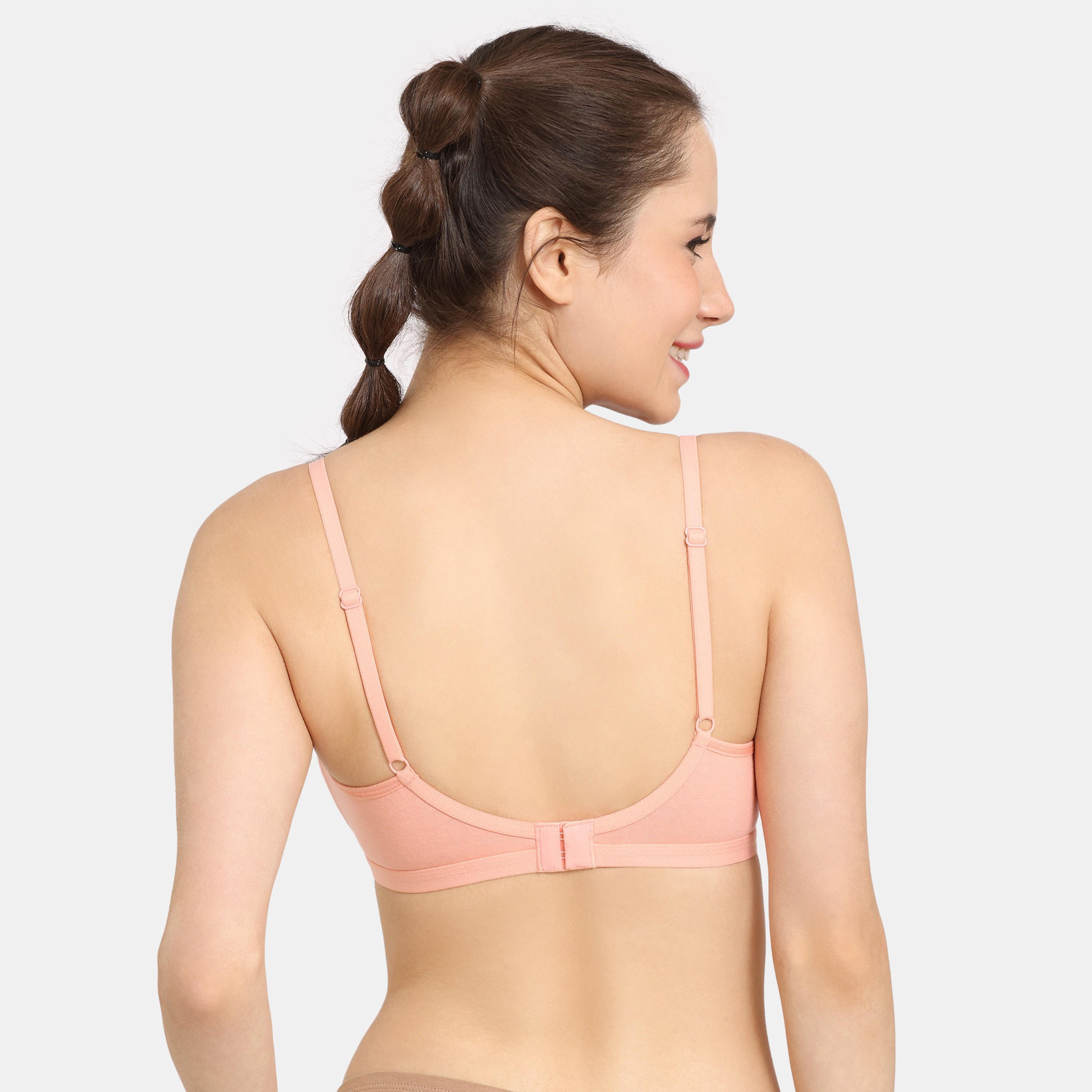 Zivame Solid Support Bra with Hook and Eye Closure-women-clothing-lingerie-bras-image-2