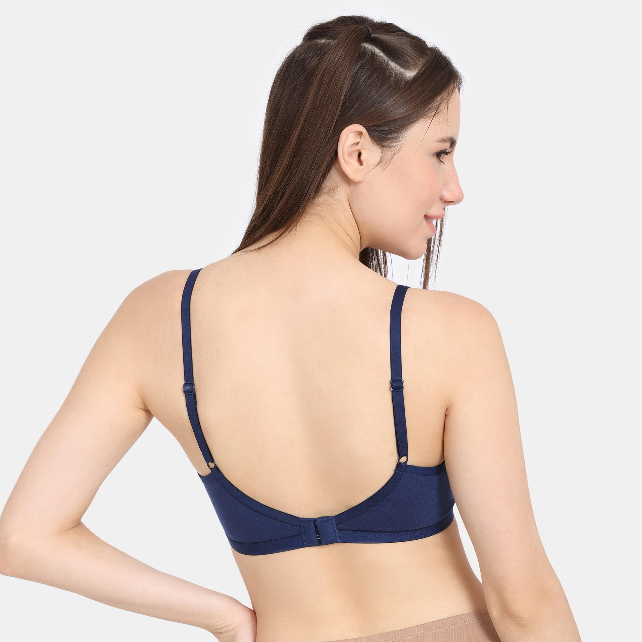 Zivame Solid Support Bra with Hook and Eye Closure-women-clothing-lingerie-bras-image-2