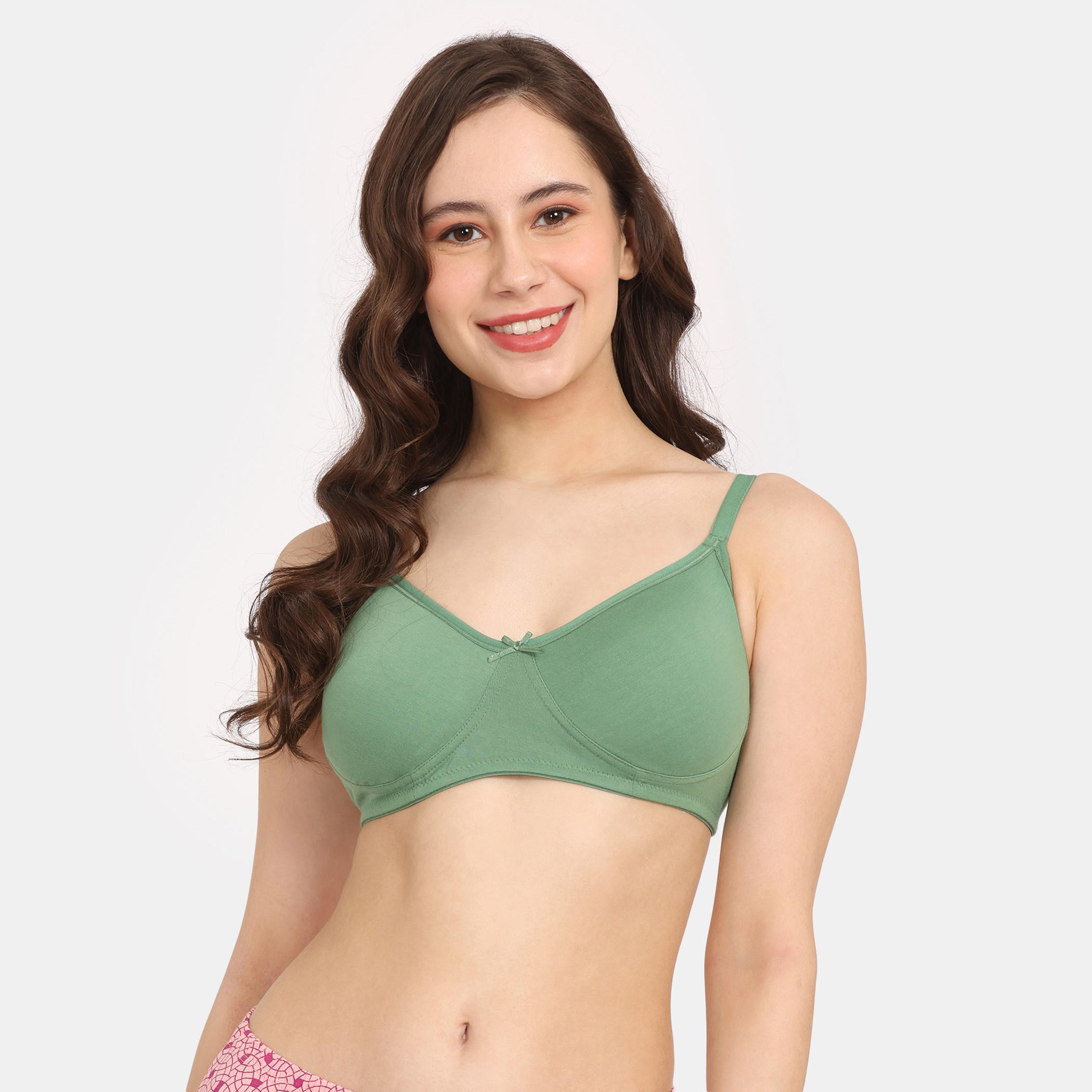 Zivame Solid Support Bra with Hook and Eye Closure-women-clothing-lingerie-bras-image-1
