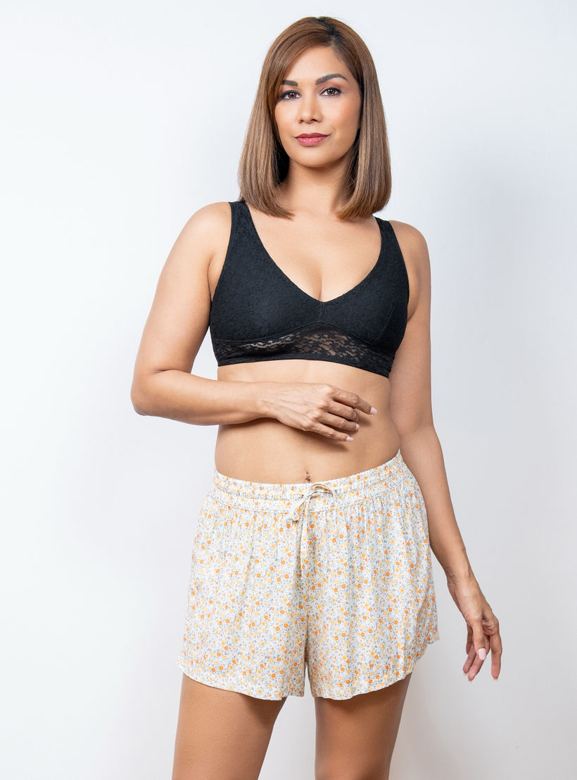 شورتات متنوعة برباط إغلاق من آدارايا - طقم من قطعتين-women-clothing-nightwear-pyjamas-bottoms-image-5