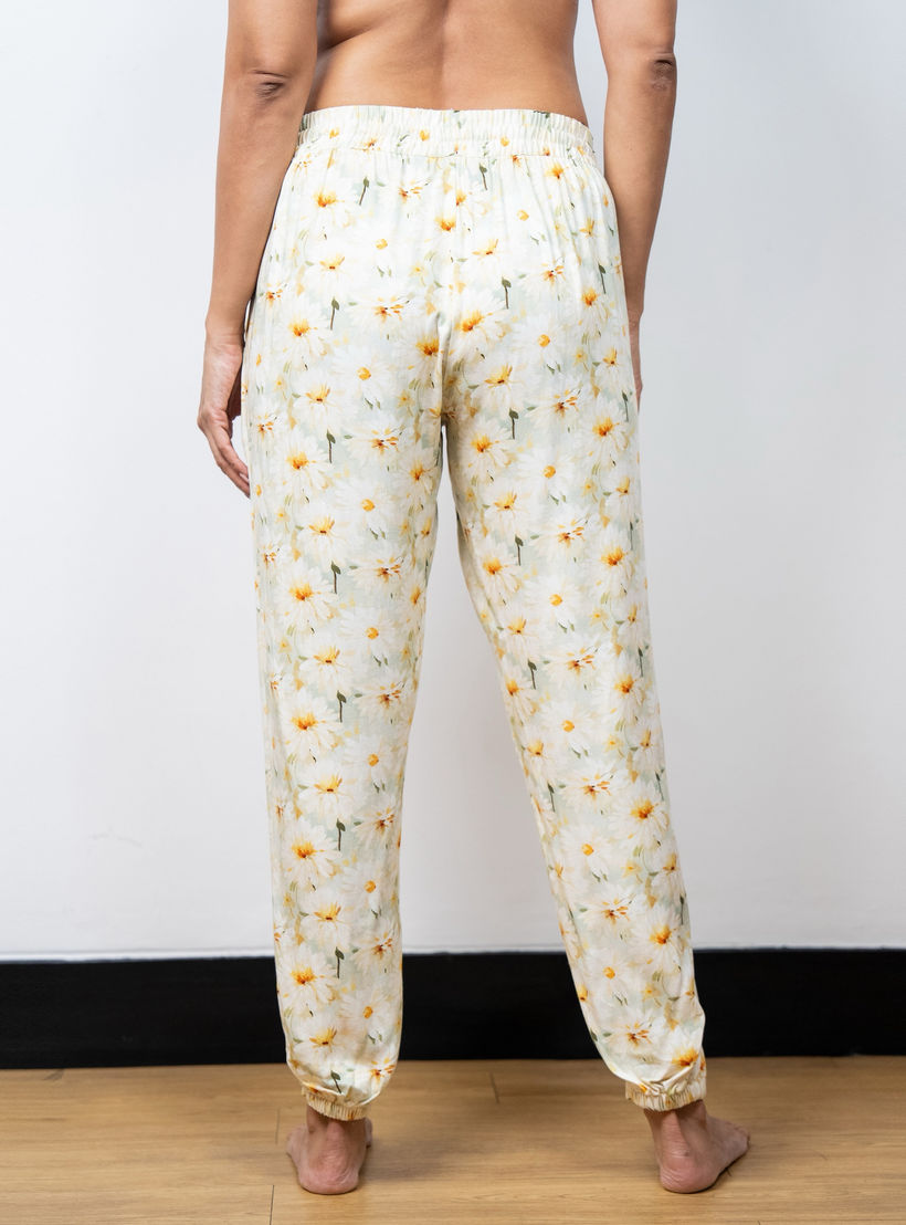 بيجامات متنوعة برباط إغلاق وجيوب من آدارايا - مجموعة من قطعتين-women-clothing-nightwear-pyjamas-bottoms-image-3