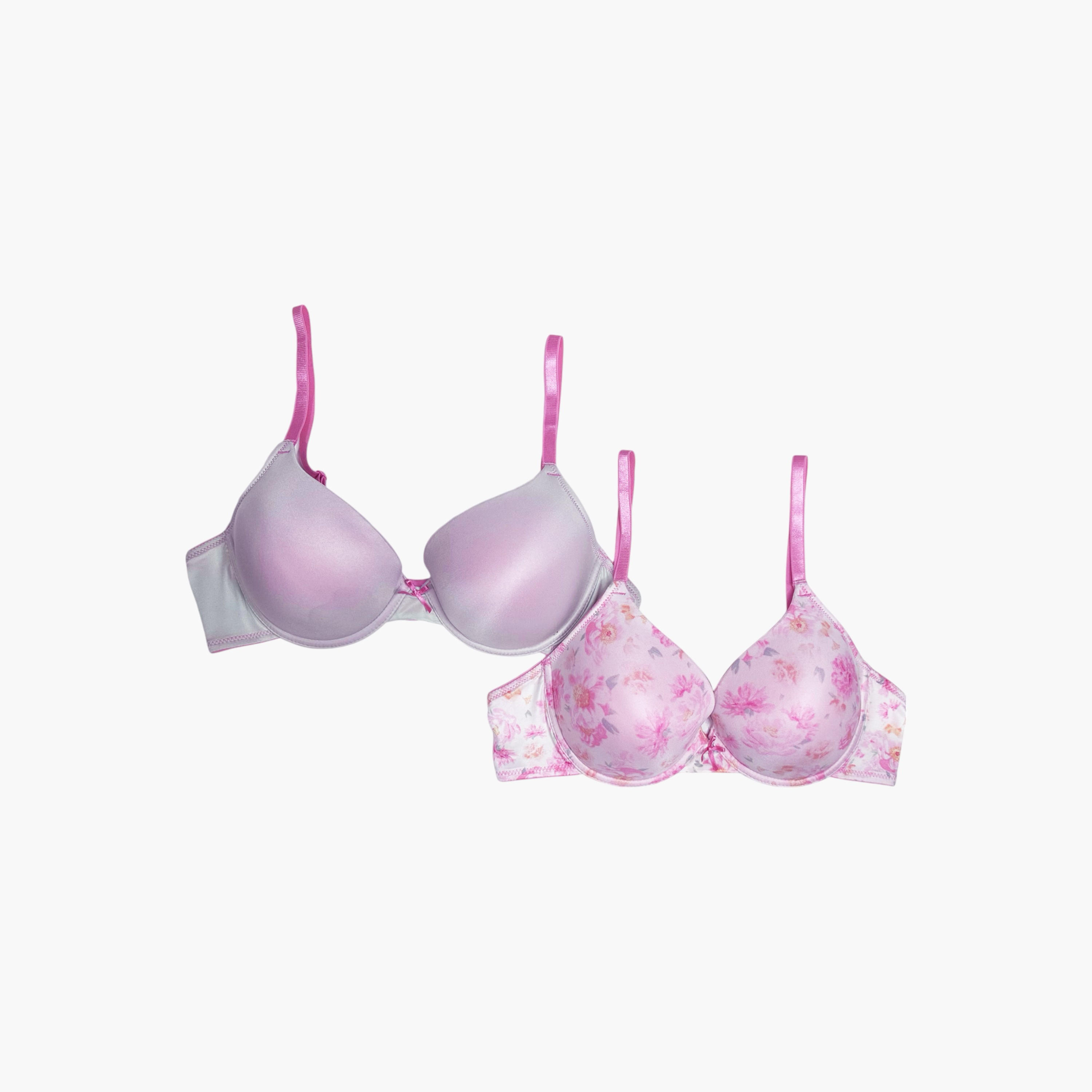 طقم صدريّة بلانج بِخطاف إغلاق من أدارايا - قطعتين متنوعتين-women-clothing-lingerie-bras-image-9