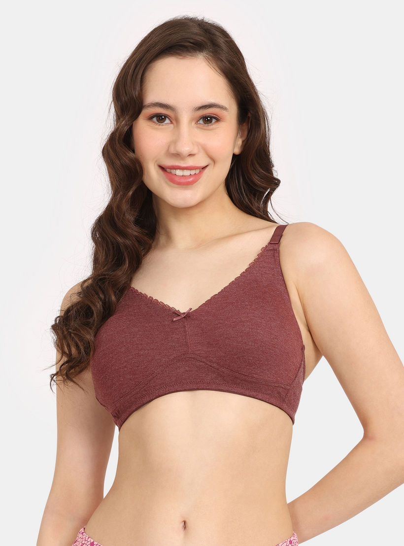 صدرية داعمة سادة بمشبك إغلاق من زيفامي-women-clothing-lingerie-bras-image-4
