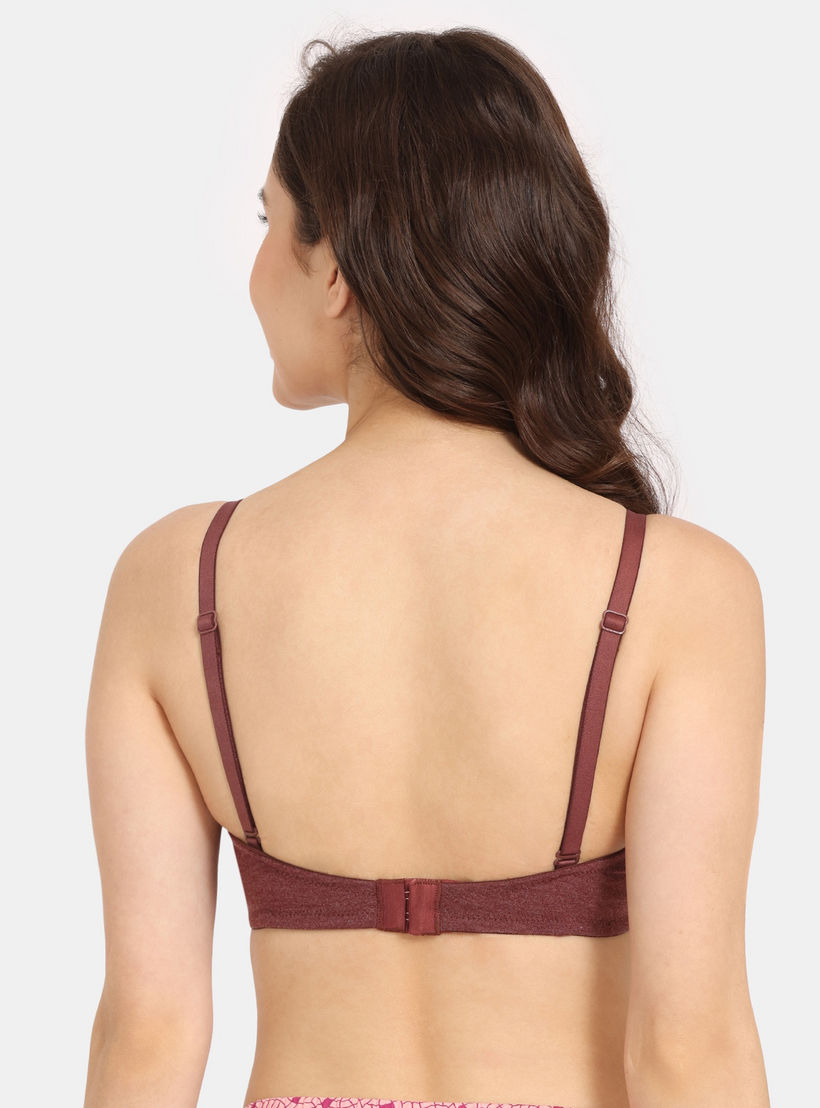 صدرية داعمة سادة بمشبك إغلاق من زيفامي-women-clothing-lingerie-bras-image-3