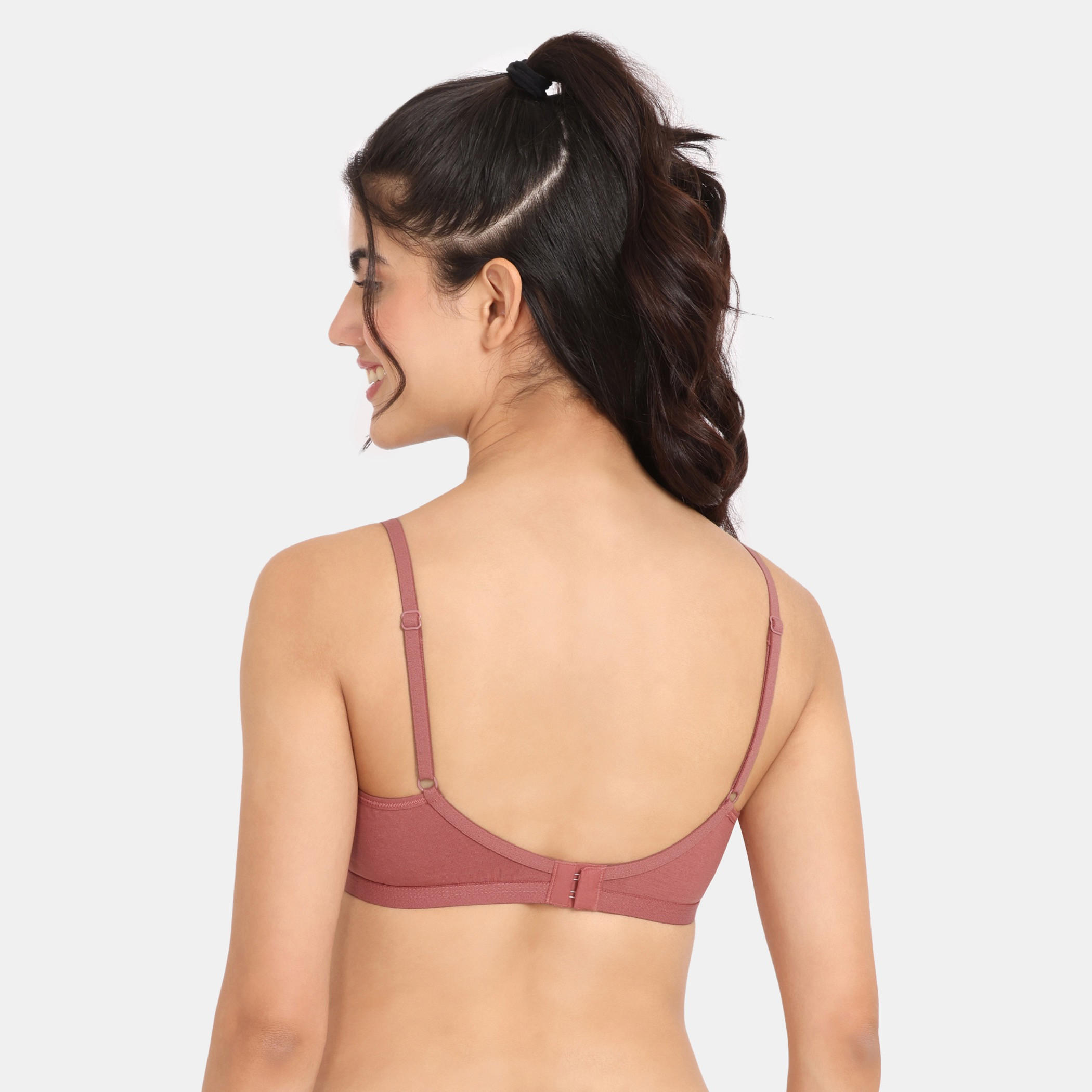 Zivame Solid Support Bra with Hook and Eye Closure-women-clothing-lingerie-bras-image-2