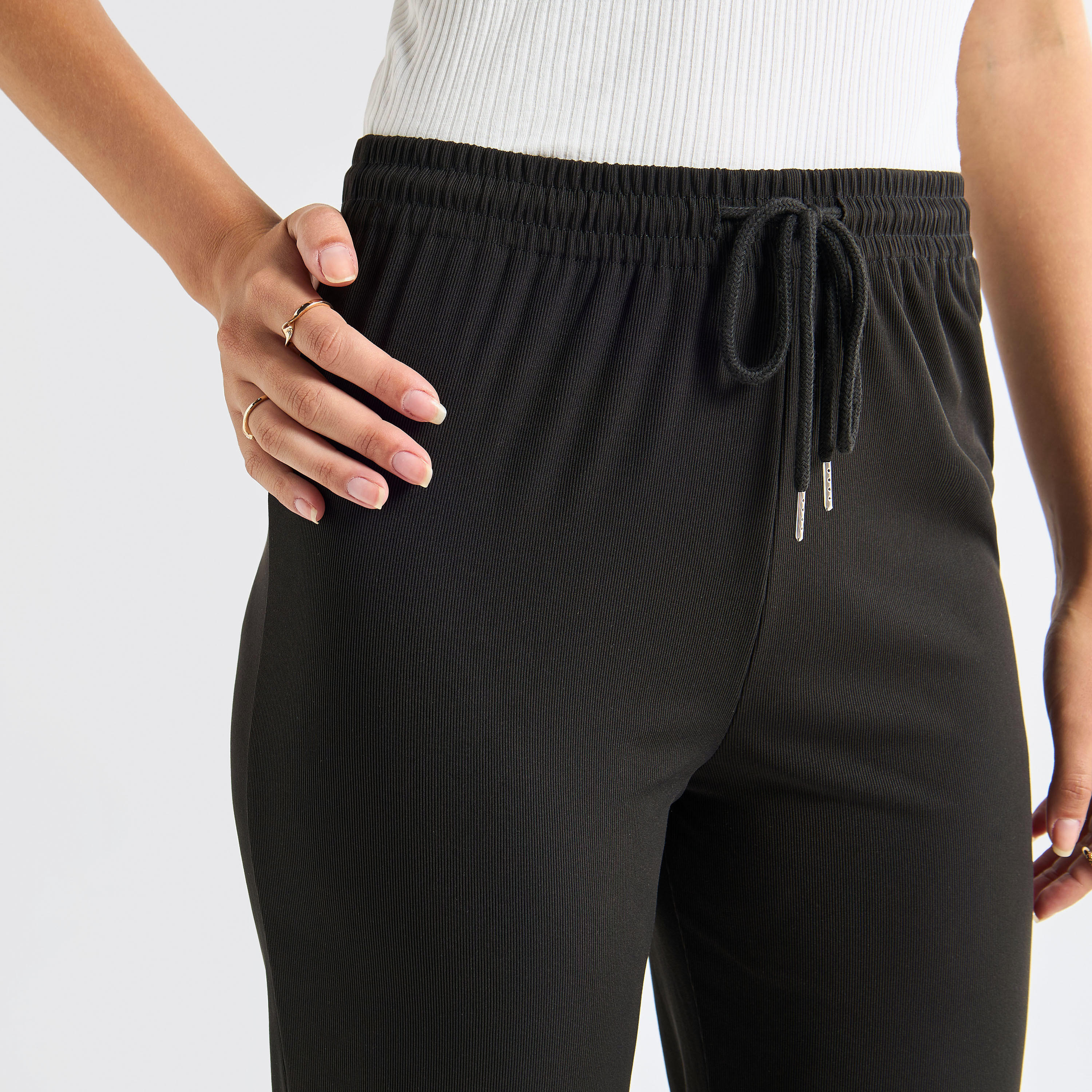 بنطلون واسع الساقين برباط إغلاق-women-clothing-bottoms-trousers-image-4