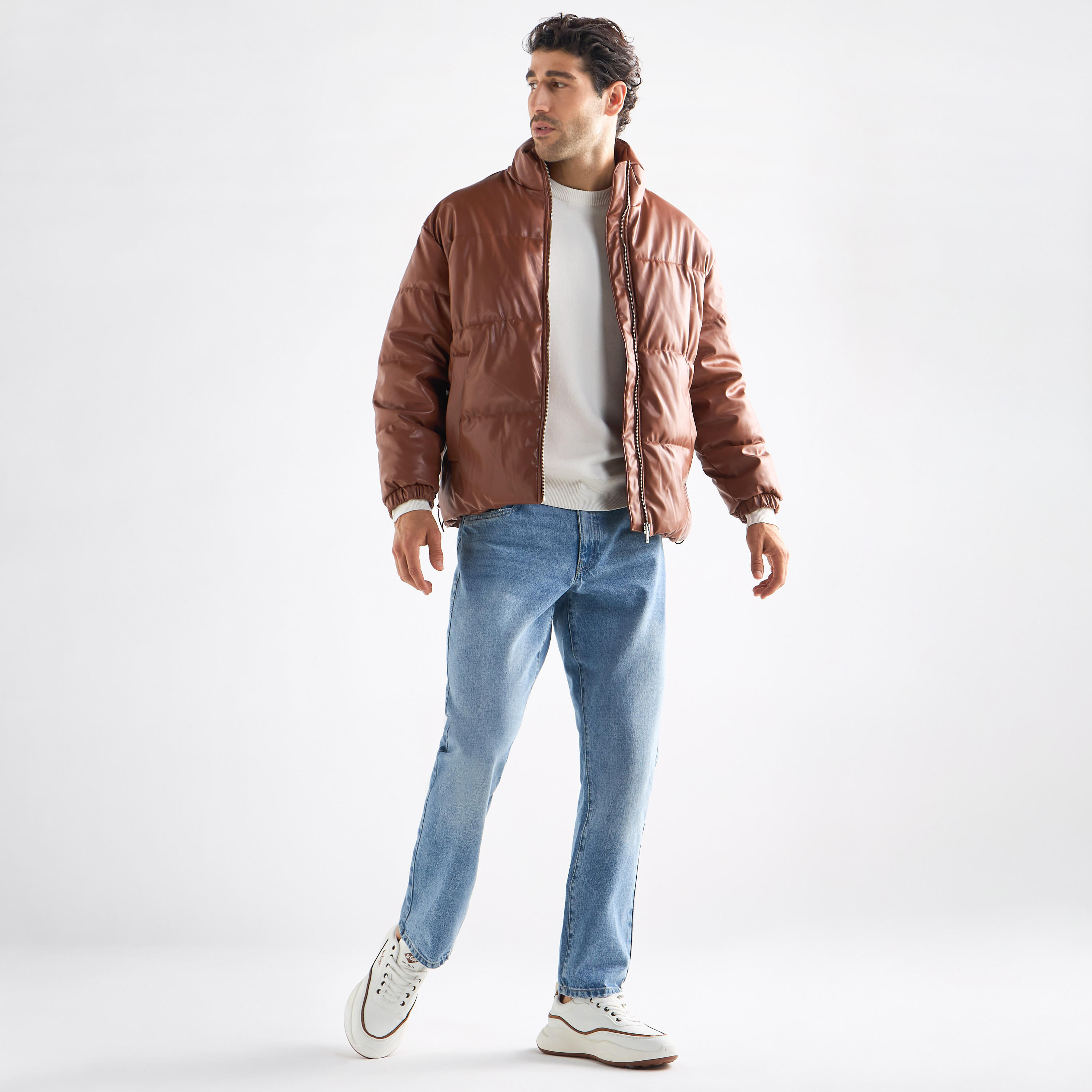 جاكيت مبطّن منفوخ بأكمام طويلة وسحّاب إغلاق-men-clothing-jacketsandblazers-jackets-image-2