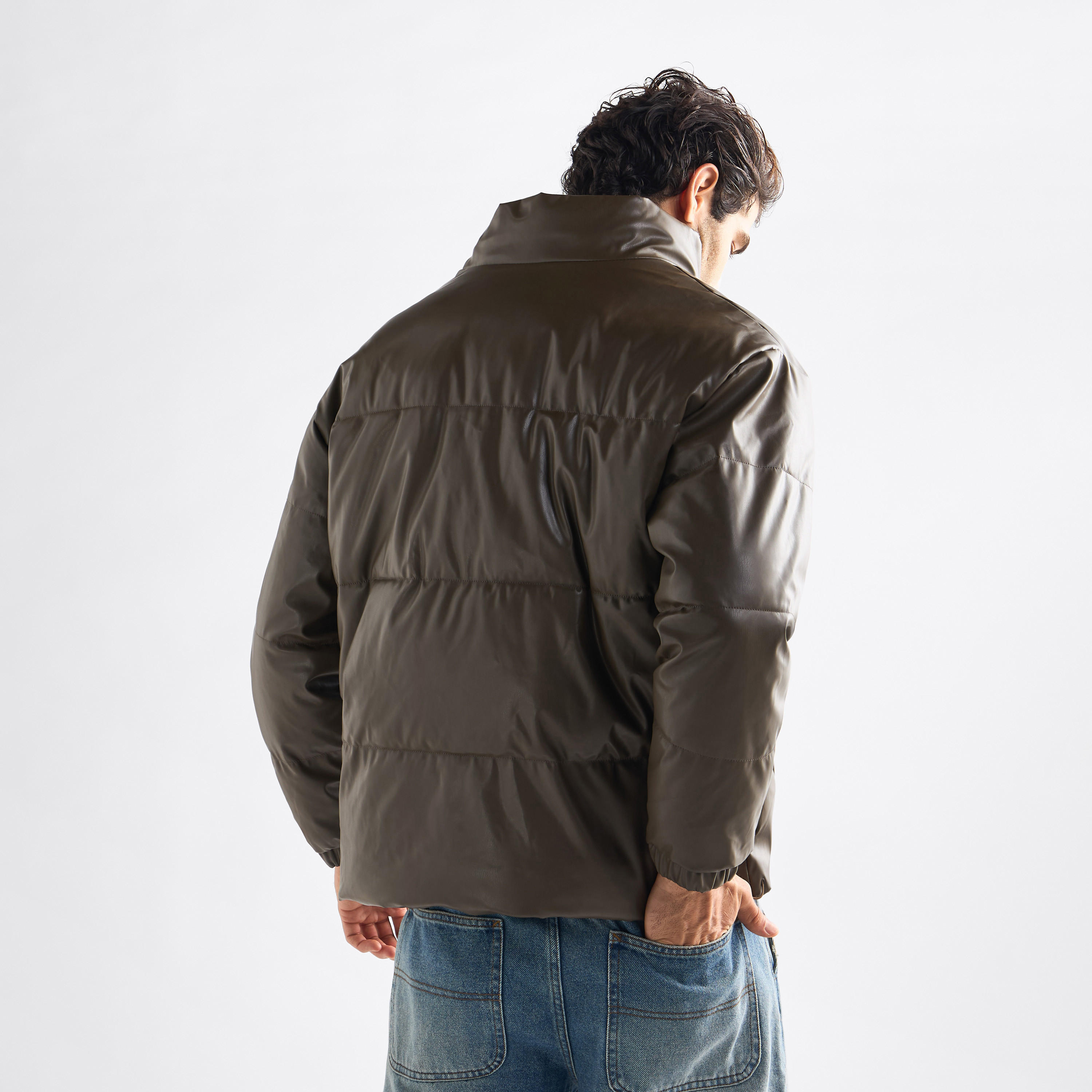 Quilted Puffer Jacket with Long Sleeves and Zip Closure-men-clothing-jacketsandblazers-jackets-image-3