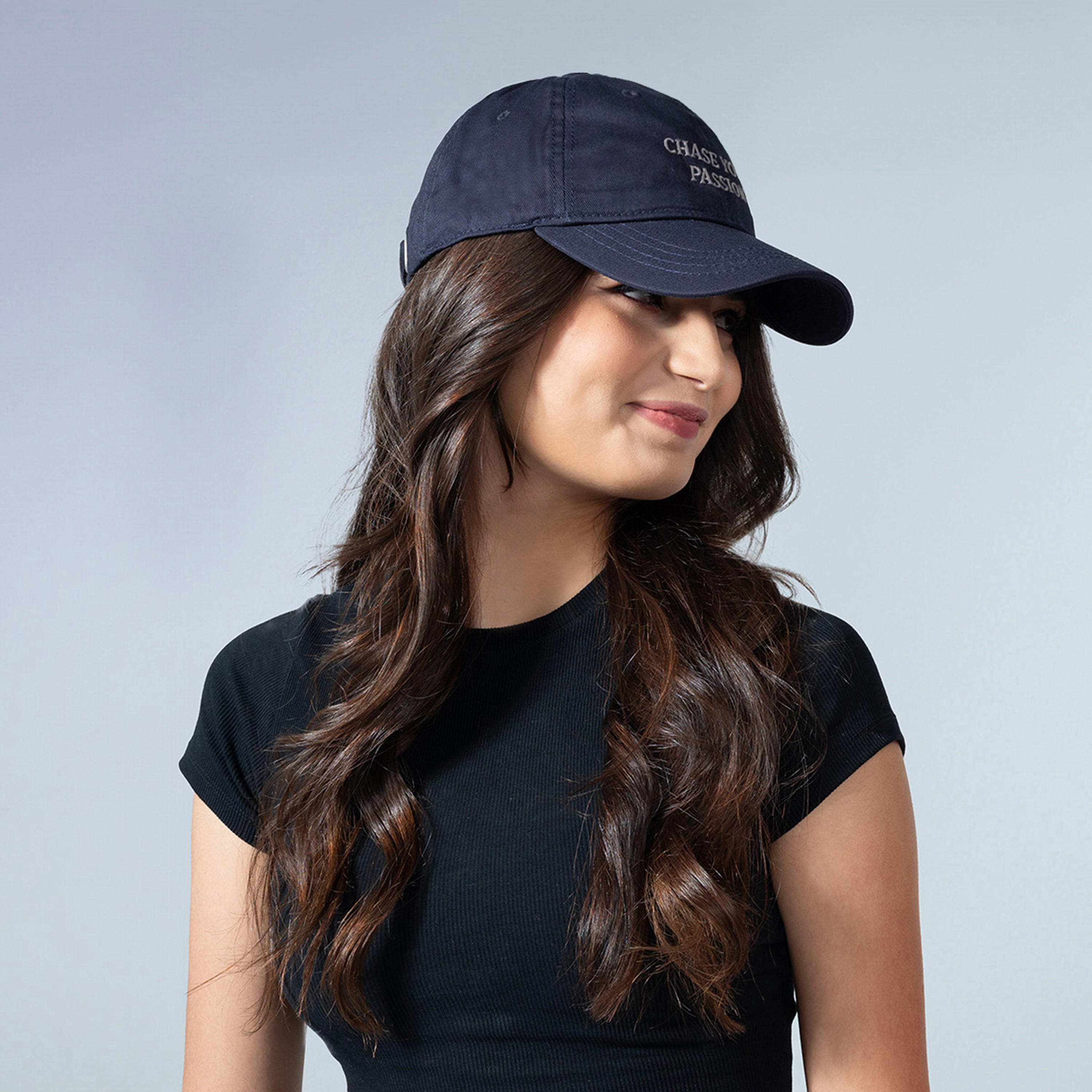 Zaas Slogan Embroidered Fitted Baseball Cap-men-caps-image-2