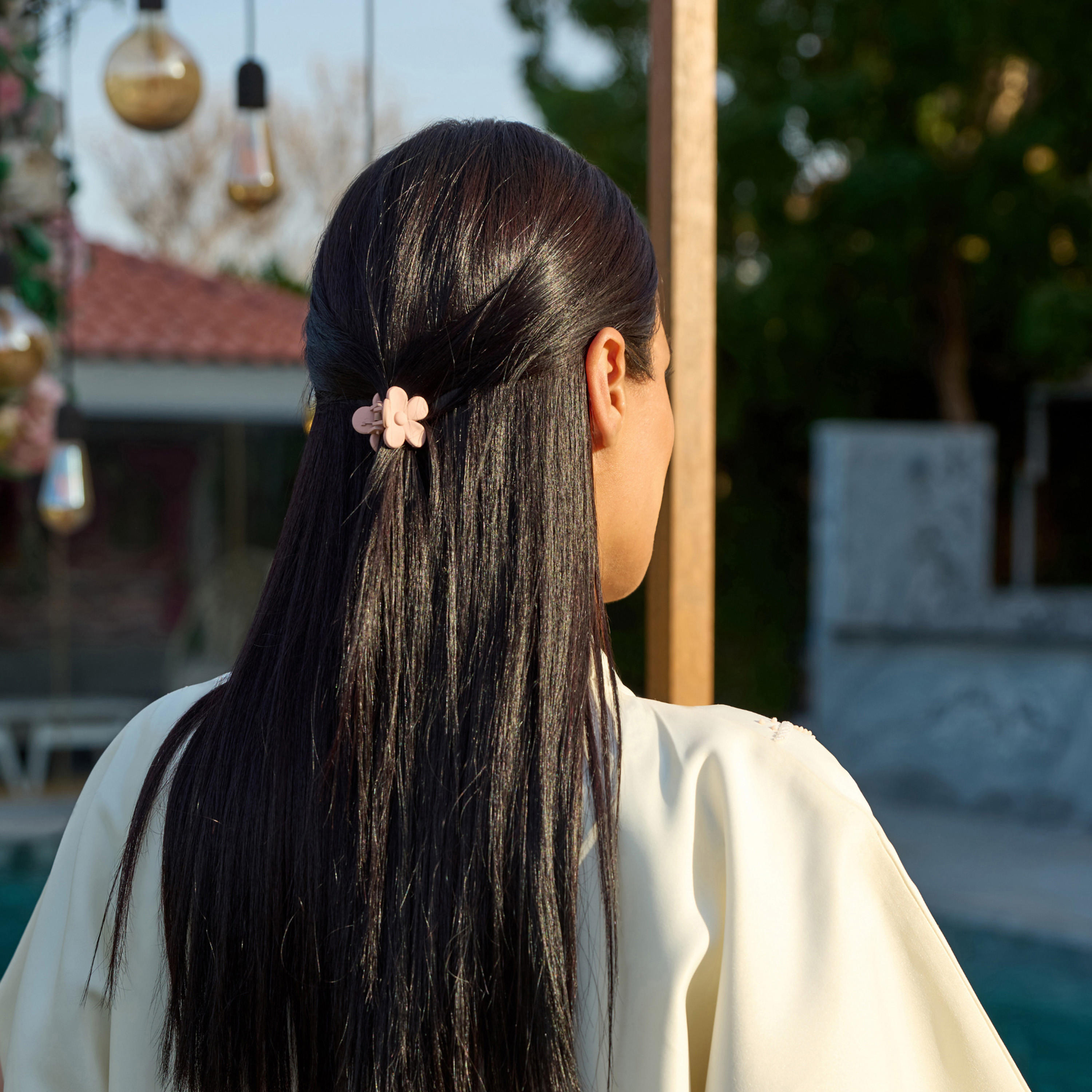 مشابك شعر سادة بتصميم زهري من زاس - مجموعة من 6 قطع-women-hairaccessories-clamps-image-2
