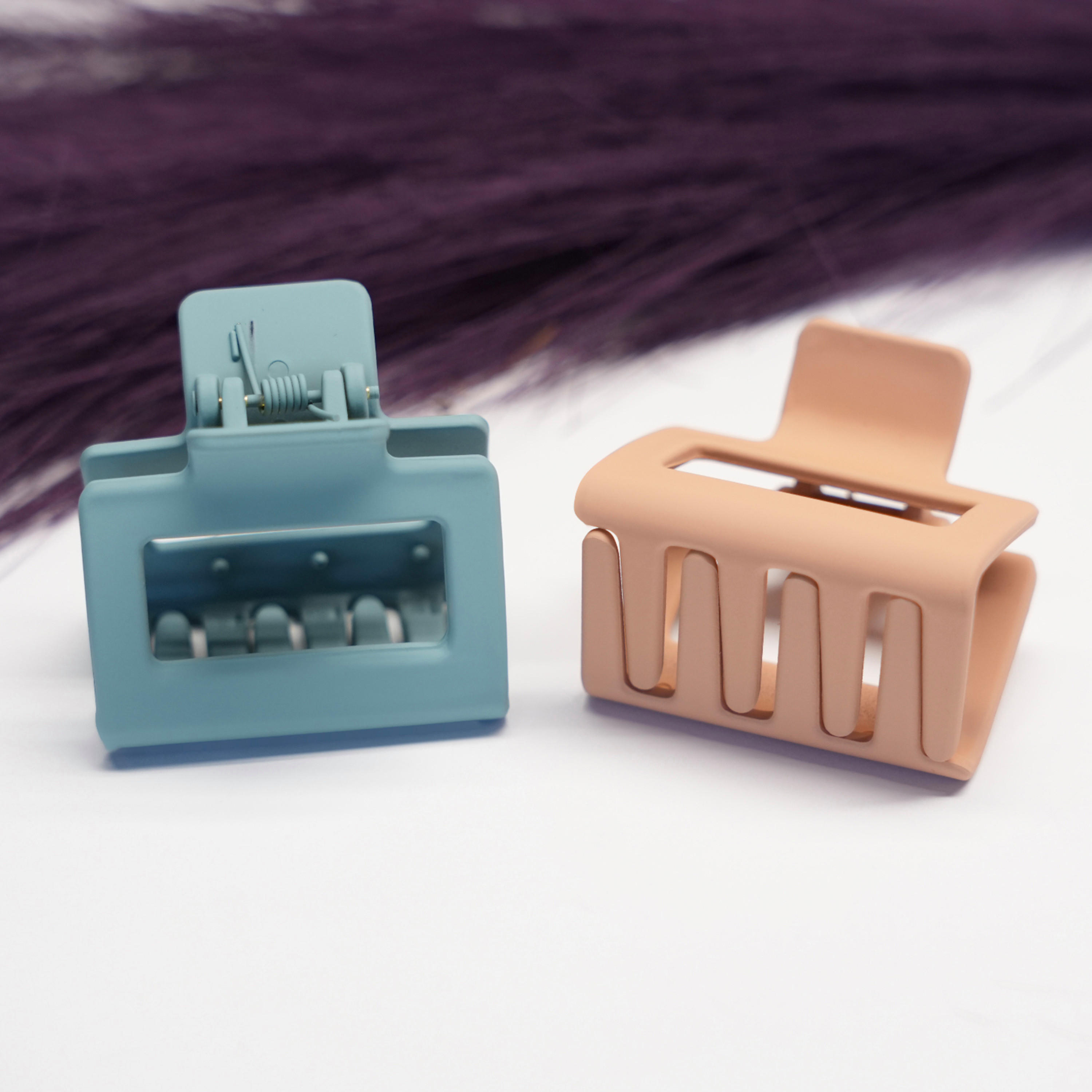 مشبك شعر سادة من زاس - طقم من قطعتين-women-hairaccessories-clamps-image-2