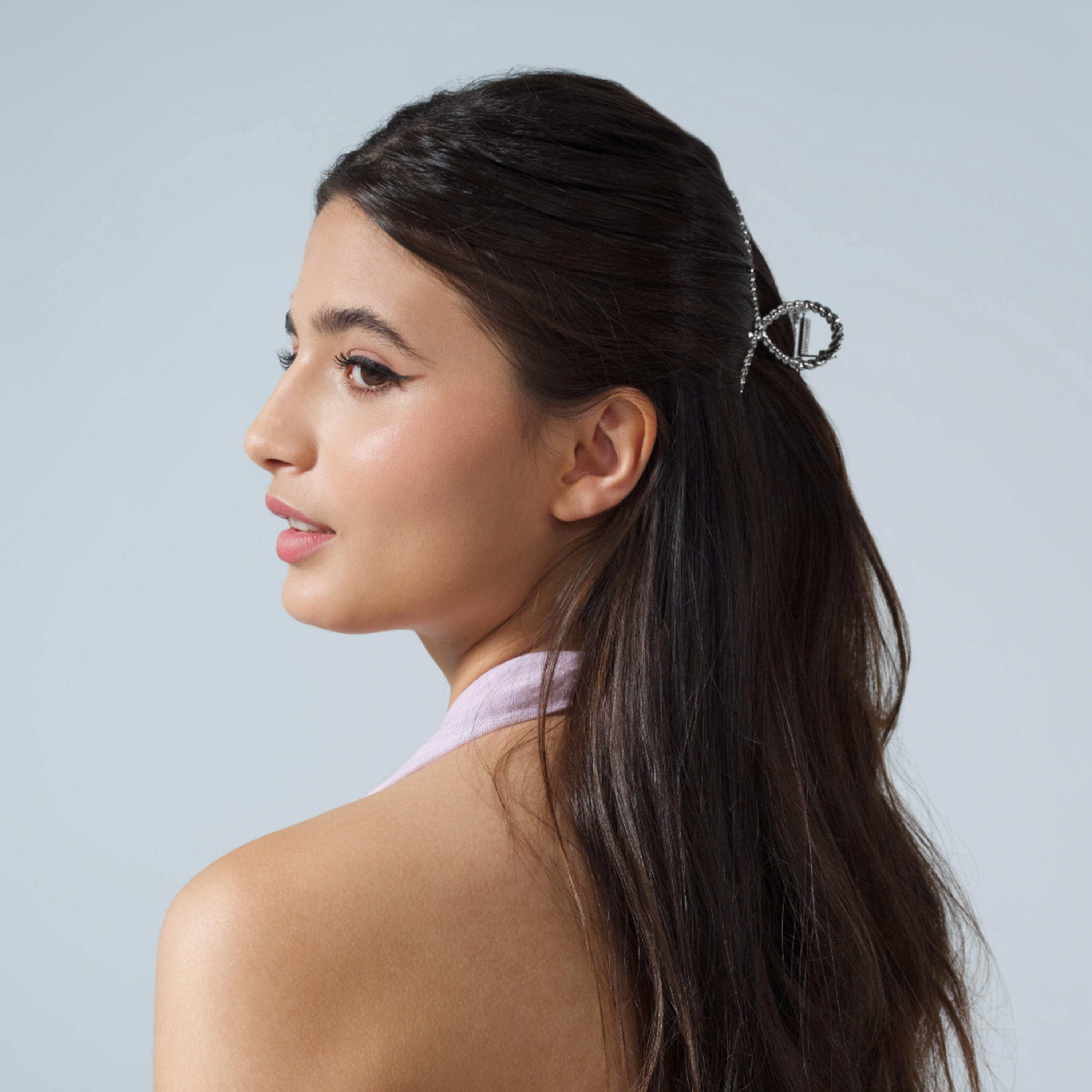 مشابك شعر ميتاليك - طقم من قطعتين-women-hairaccessories-image-3
