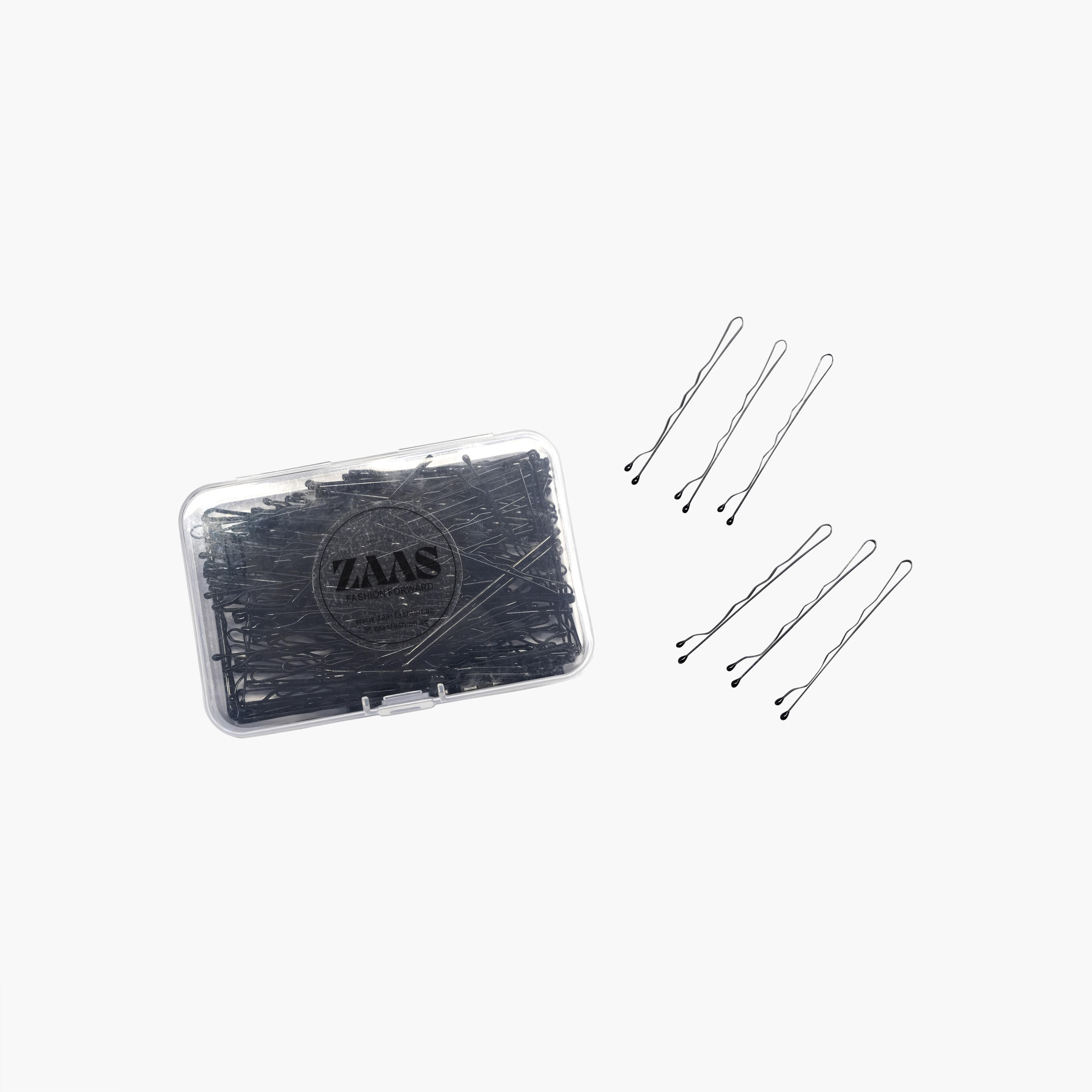 دبابيس شعر سادة من زاس - طقم من 150 قطعة-women-hairaccessories-hairpins-image-1