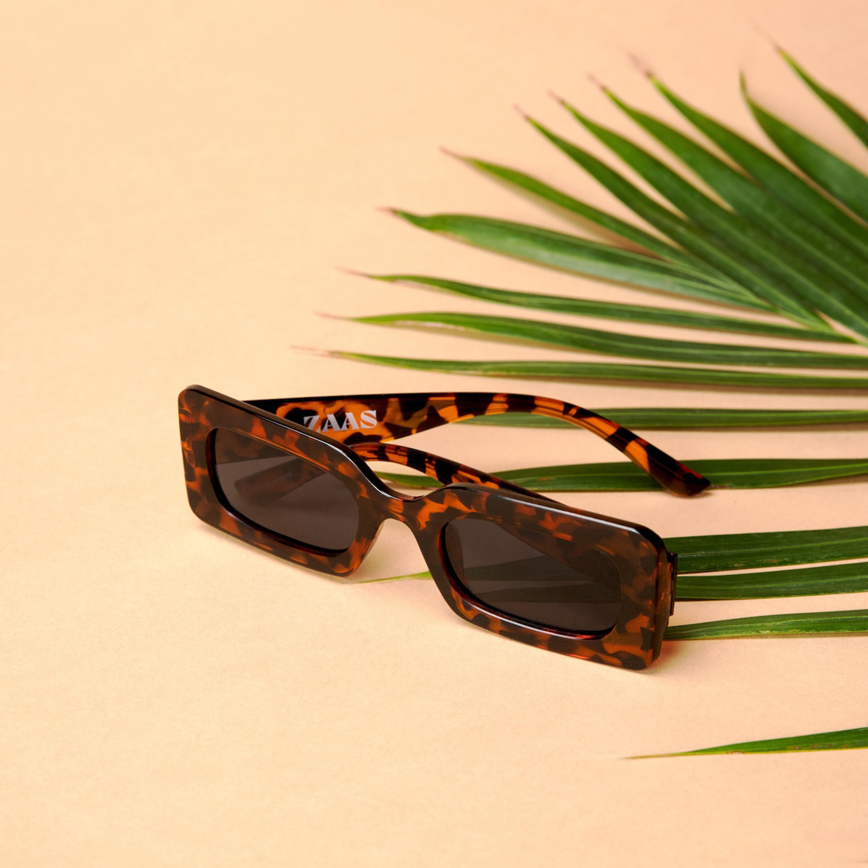 Zaas Animal Print Full Rim Sunglasses-women-sunglasses-image-2