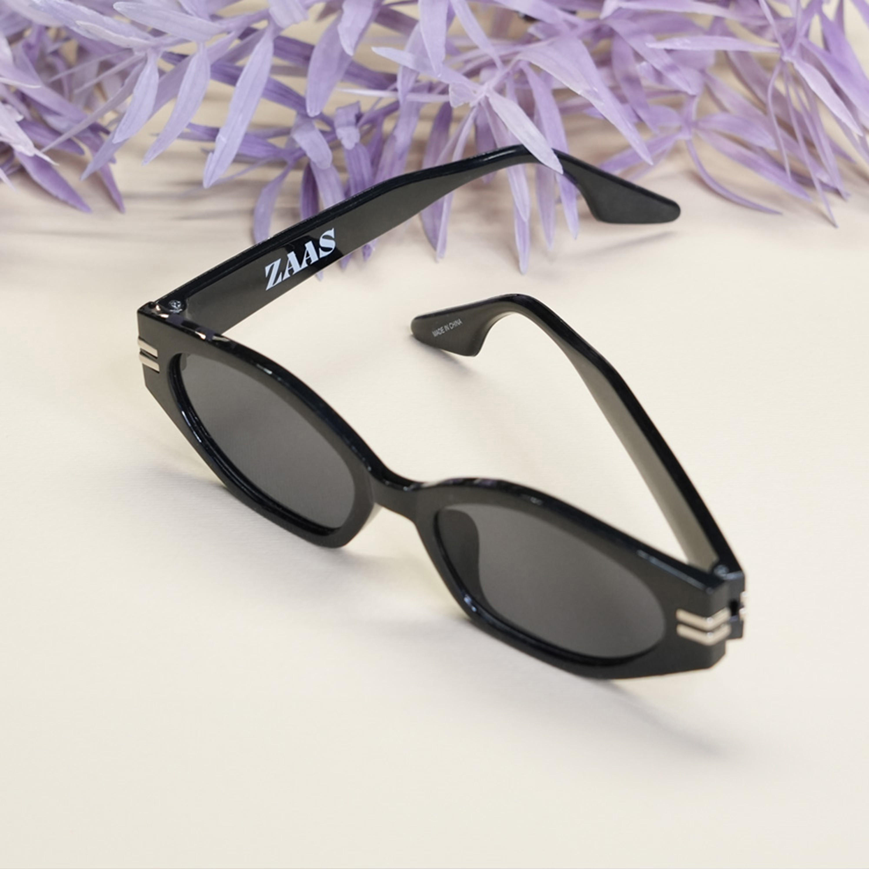 نظارة شمسية بتصميم عين قطّة بإطار كامل ووسادات أنف من زاس-women-sunglasses-image-1