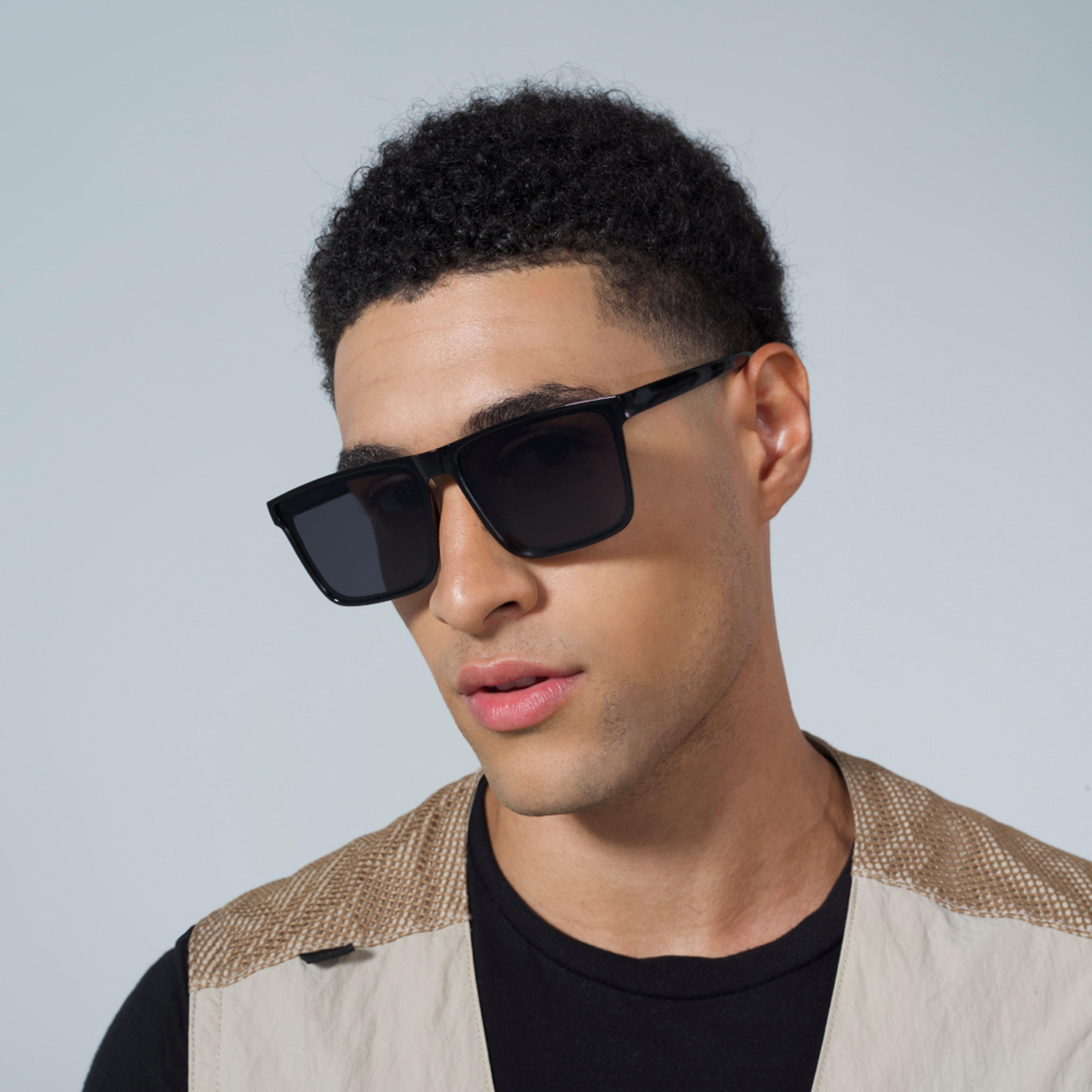 نظّارة شمسية بإطار كامل ووسادات أنف من زاس-men-sunglasses-image-3