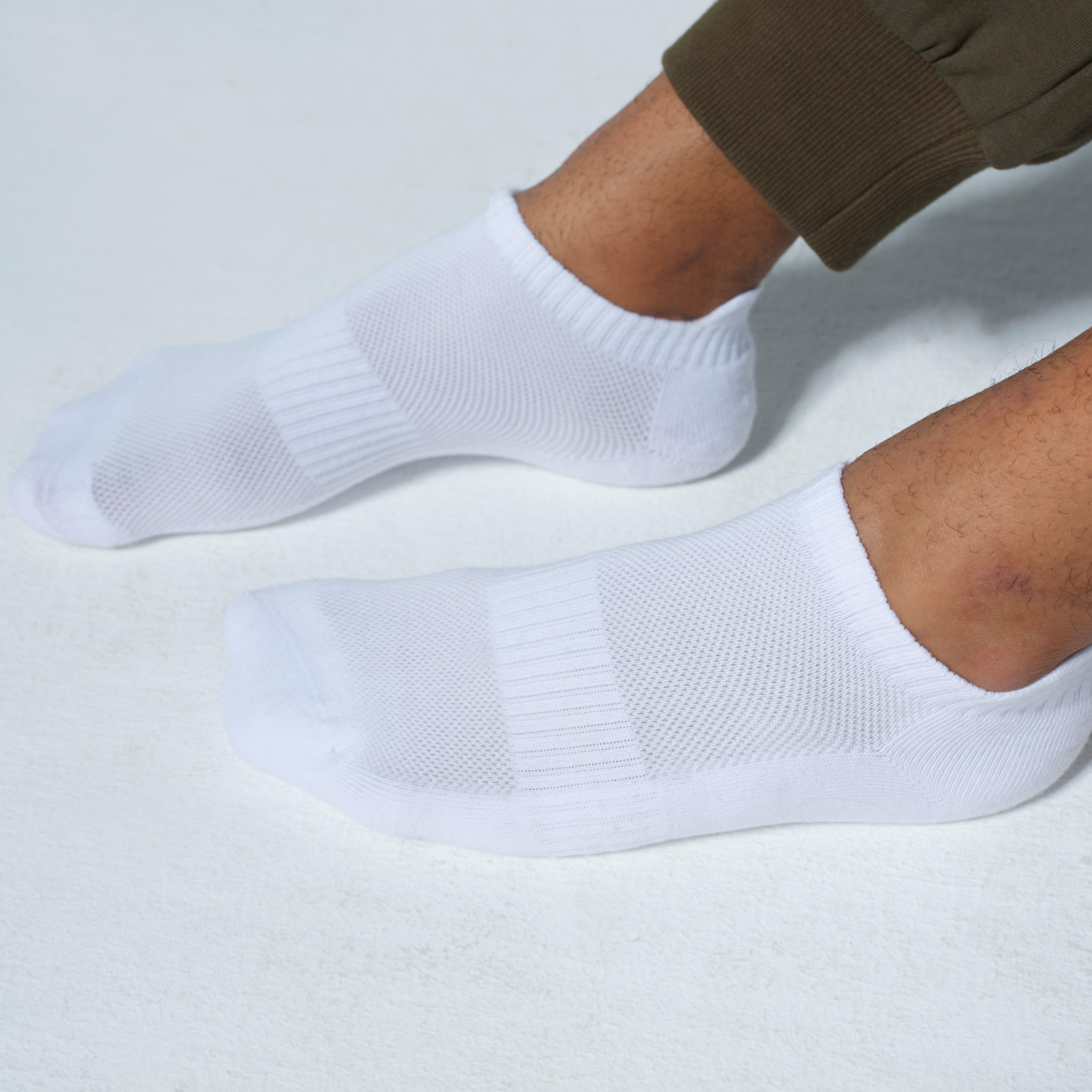 طقم جوارب بارزة الملمس 3 أزواج بطول الكاحل من زاس-men-socks-image-1