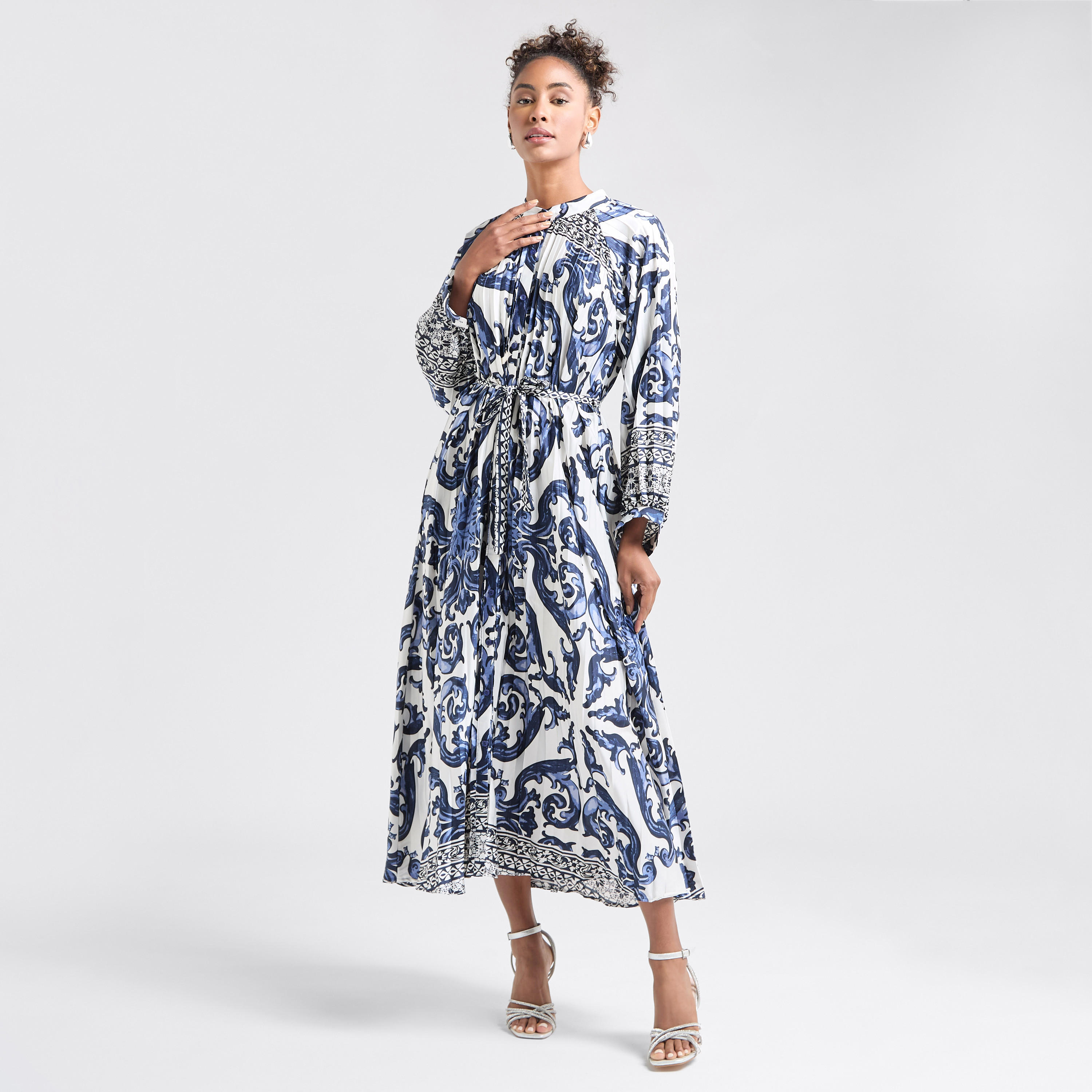 فستان قميص ماكسي بأكمام طويلة وطبعات-women-clothing-dresses-image-2