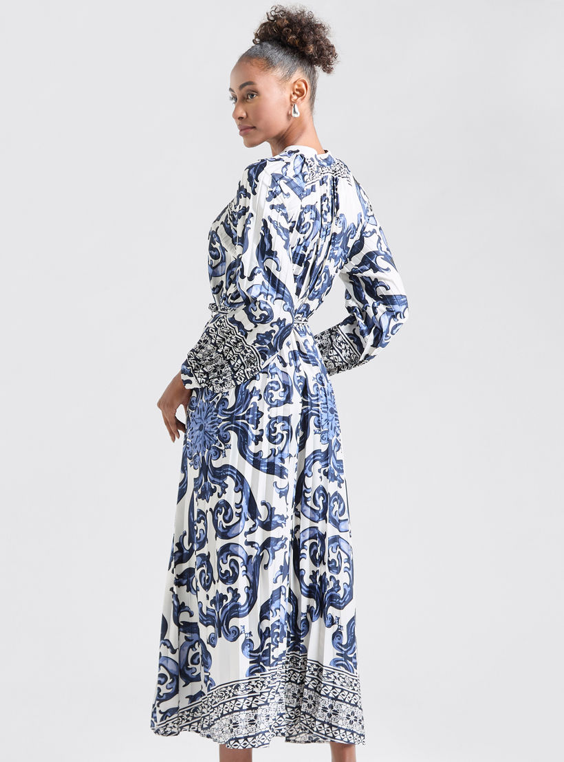 فستان قميص ماكسي بأكمام طويلة وطبعات-women-clothing-dresses-image-3