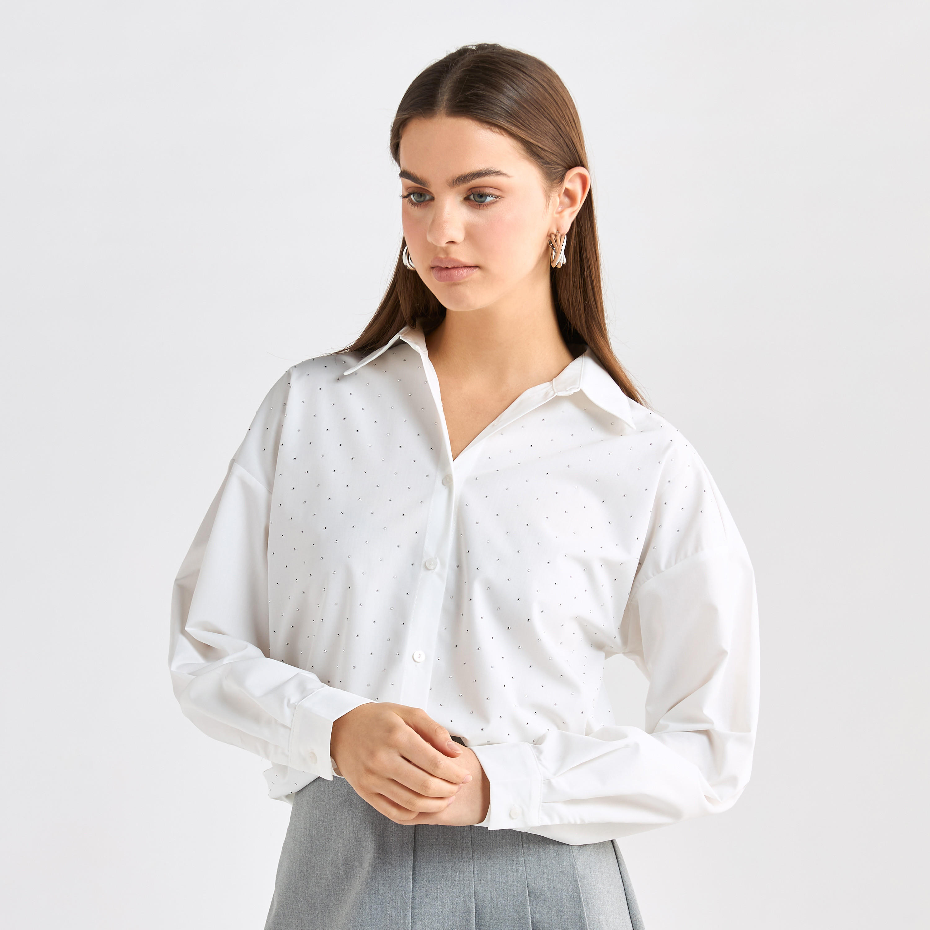 Embellished Poplin Shirt-women-clothing-shirtsandblouses-shirts-image-6