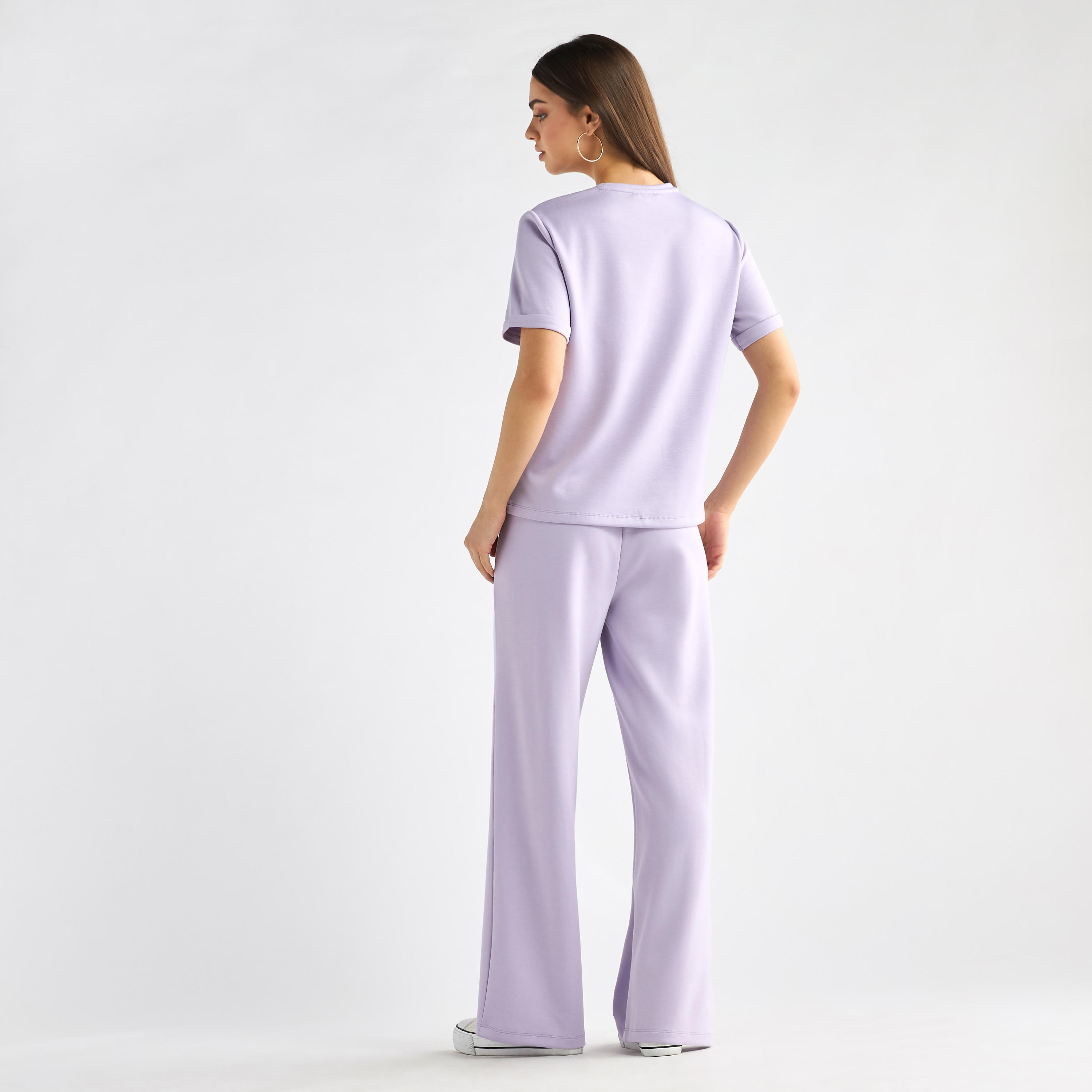 طقم بنطلون وتيشيرت بياقة ضيقة-women-clothing-coordsets-image-19