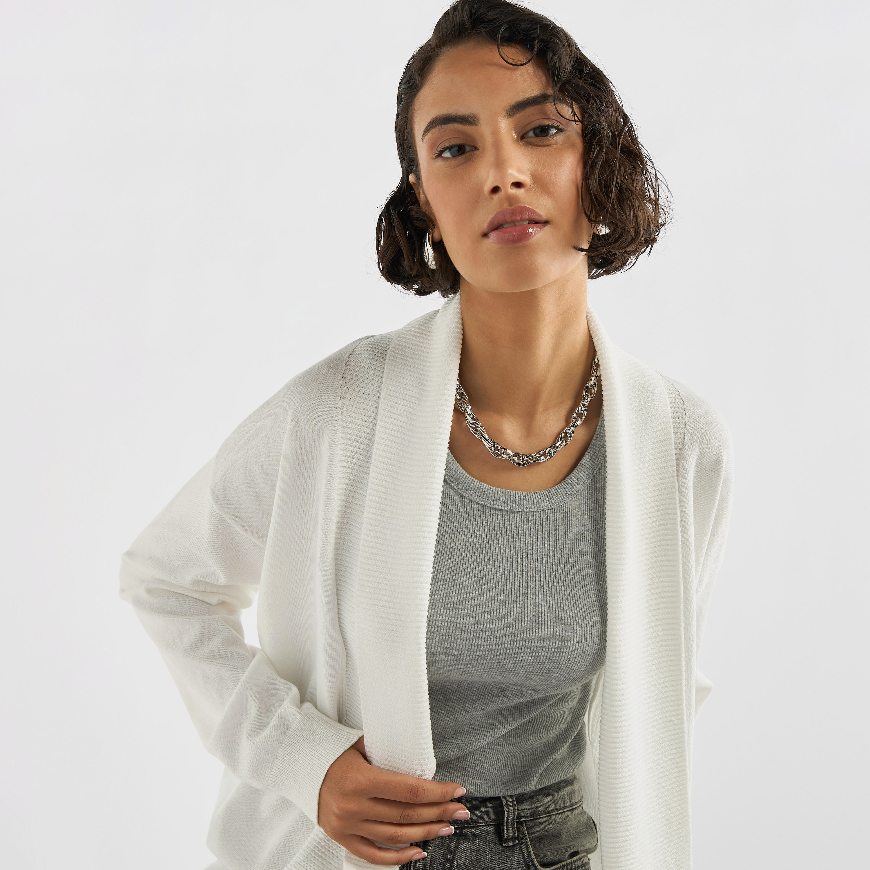 Open Front Longline Cardigan-women-winterwear-cardigansandjumpers-cardigans-image-5