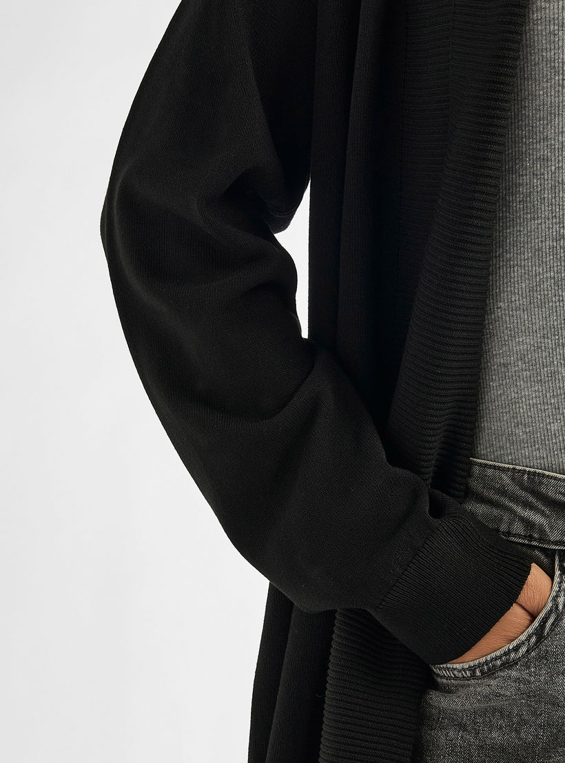 Open Front Longline Cardigan-women-winterwear-cardigansandjumpers-cardigans-image-4
