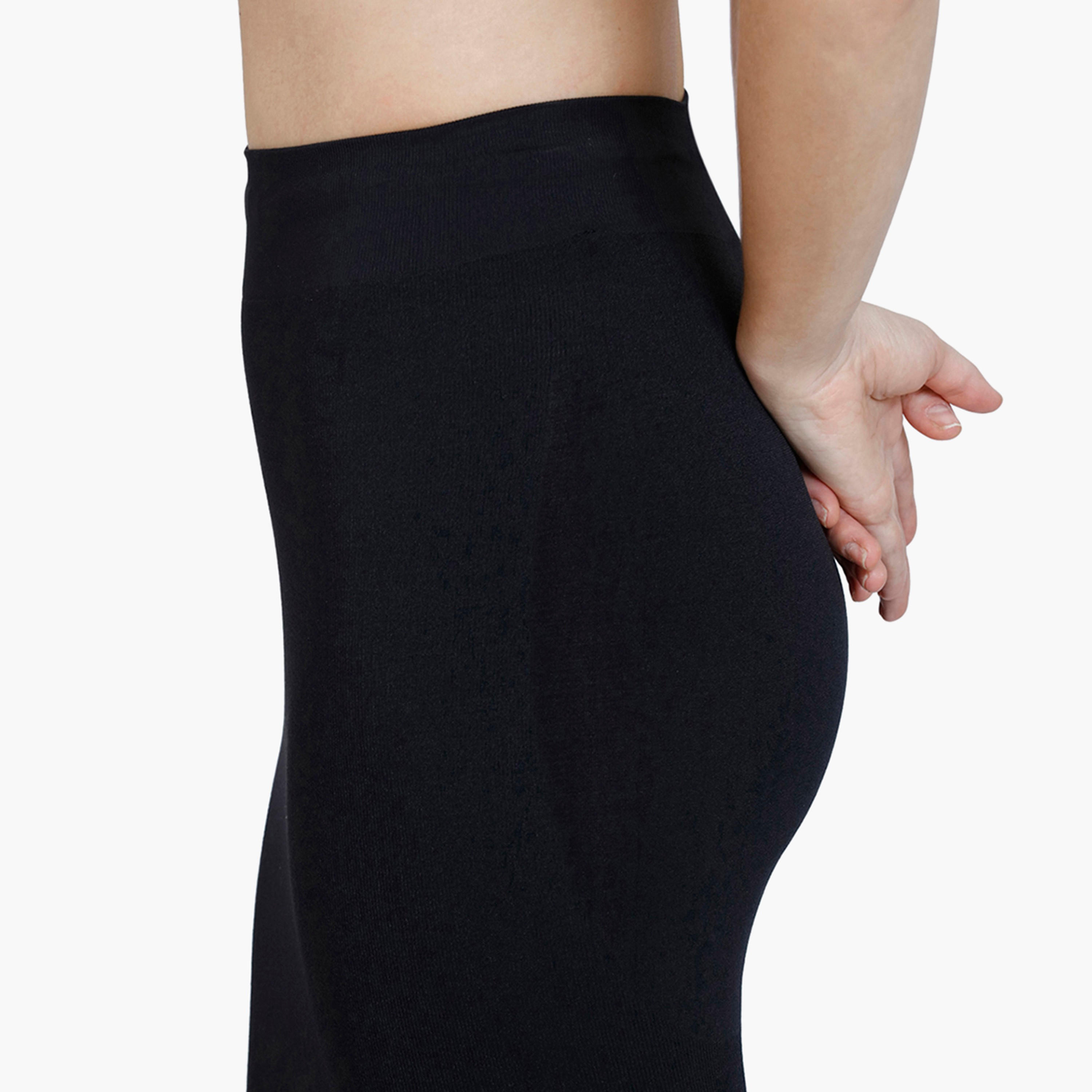 Zivame Waist & Tummy Medium Control Shapewear Petticoat with Drawstring Closure and Slit-women-clothing-lingerie-shapewear-image-12