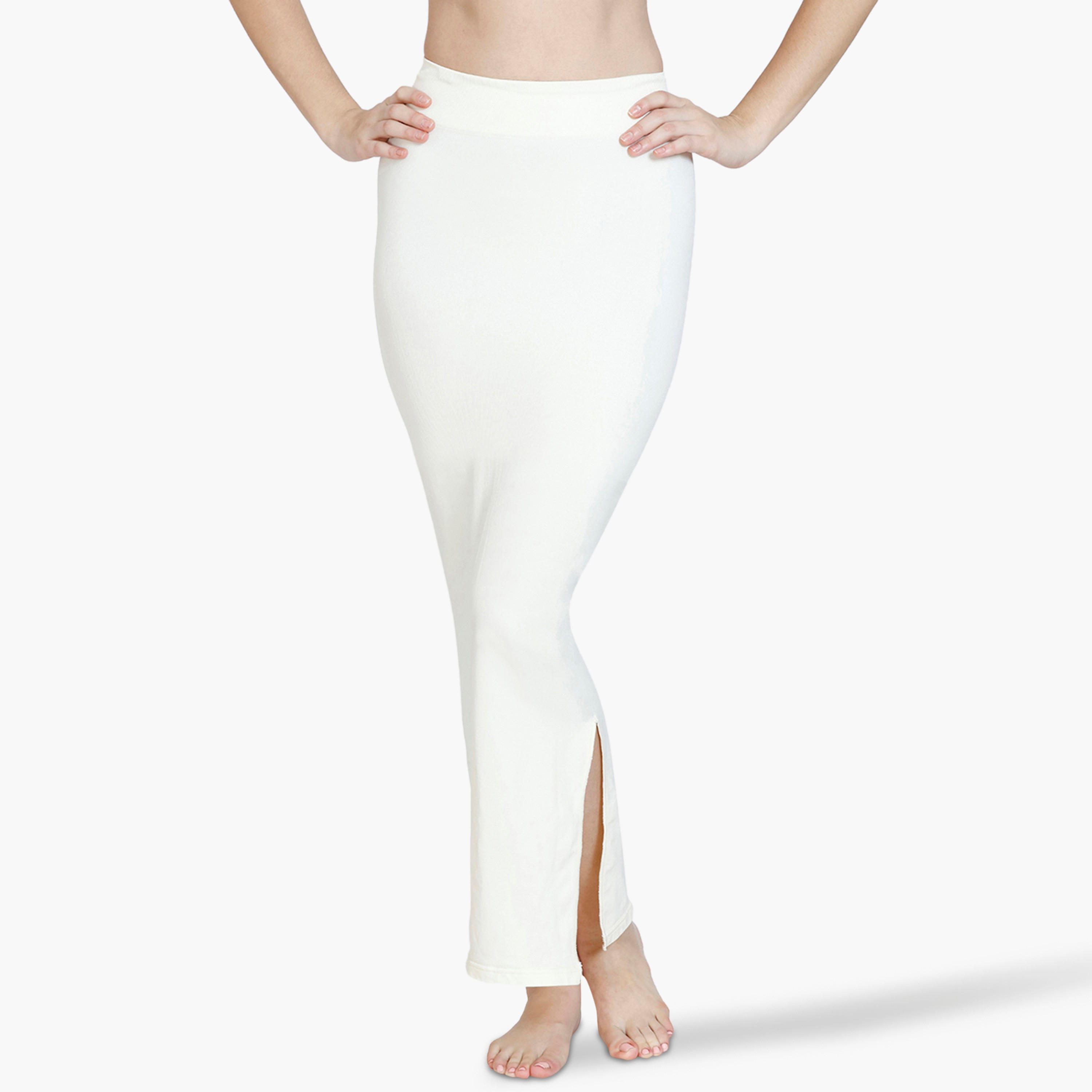 Zivame Waist & Tummy Medium Control Shapewear Petticoat with Drawstring Closure and Slit-women-clothing-lingerie-shapewear-image-22