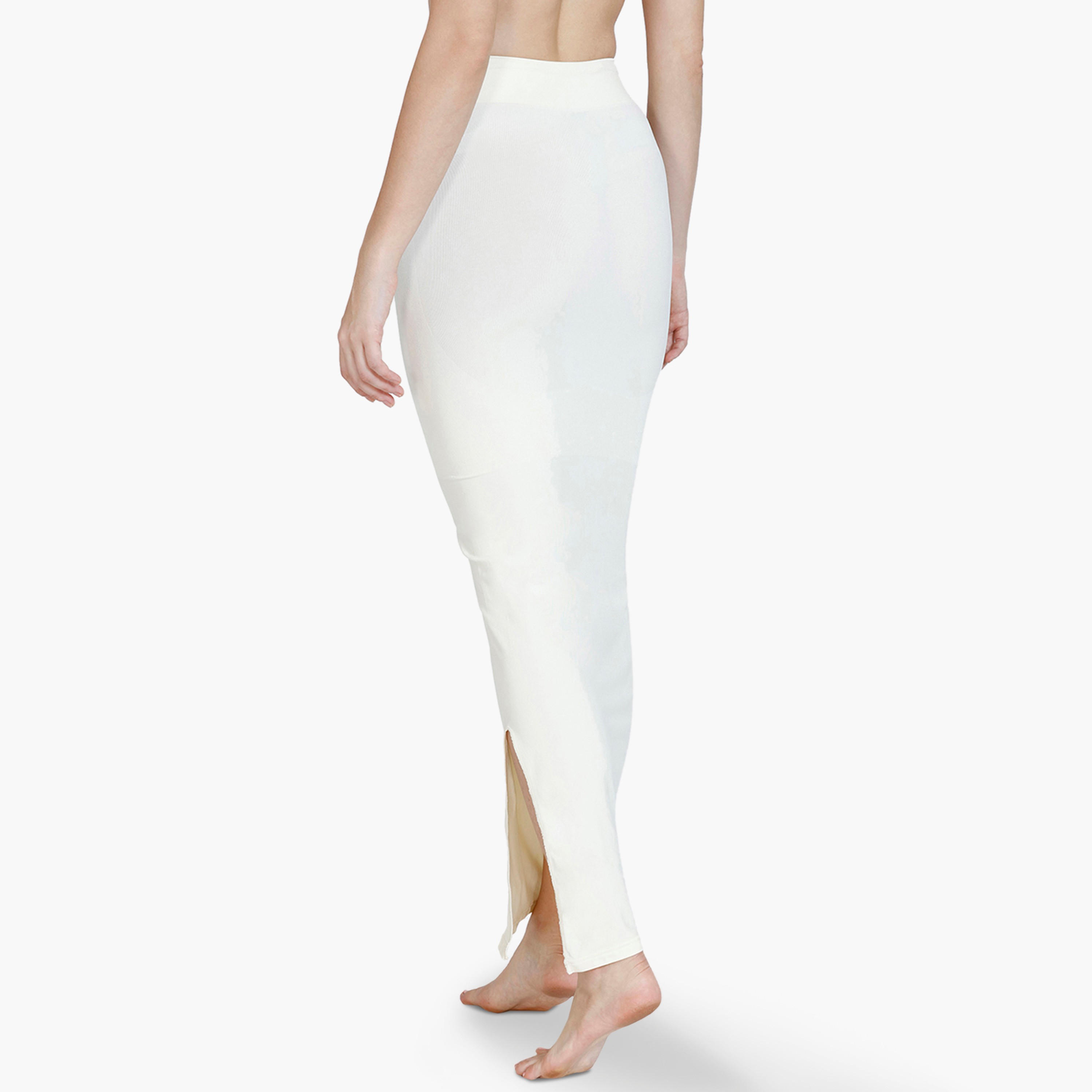Zivame Waist & Tummy Medium Control Shapewear Petticoat with Drawstring Closure and Slit-women-clothing-lingerie-shapewear-image-24