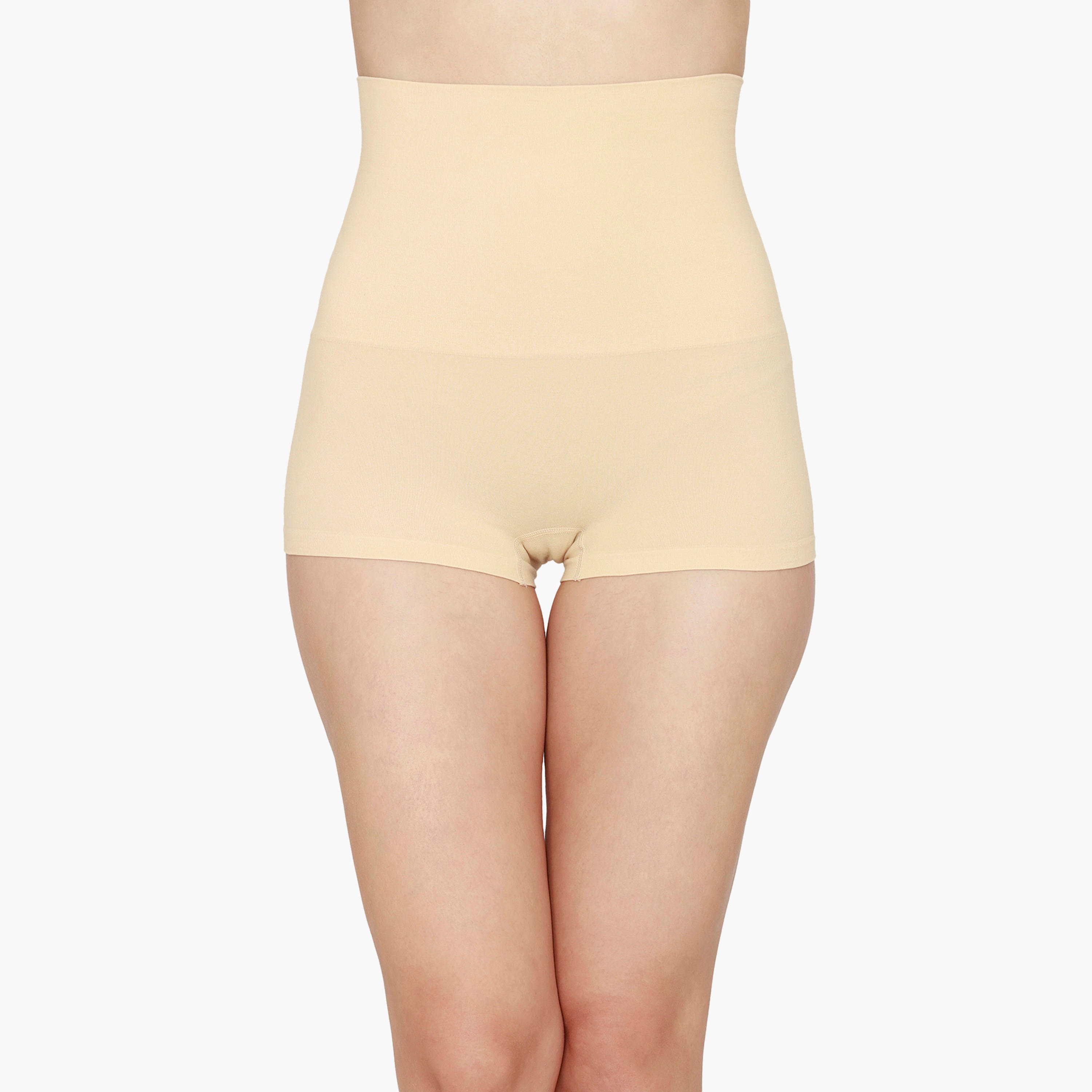 Zivame Medium Control Seamfree Tummy & Thigh Slimming Shapewear Boyshort-women-clothing-lingerie-shapewear-image-1