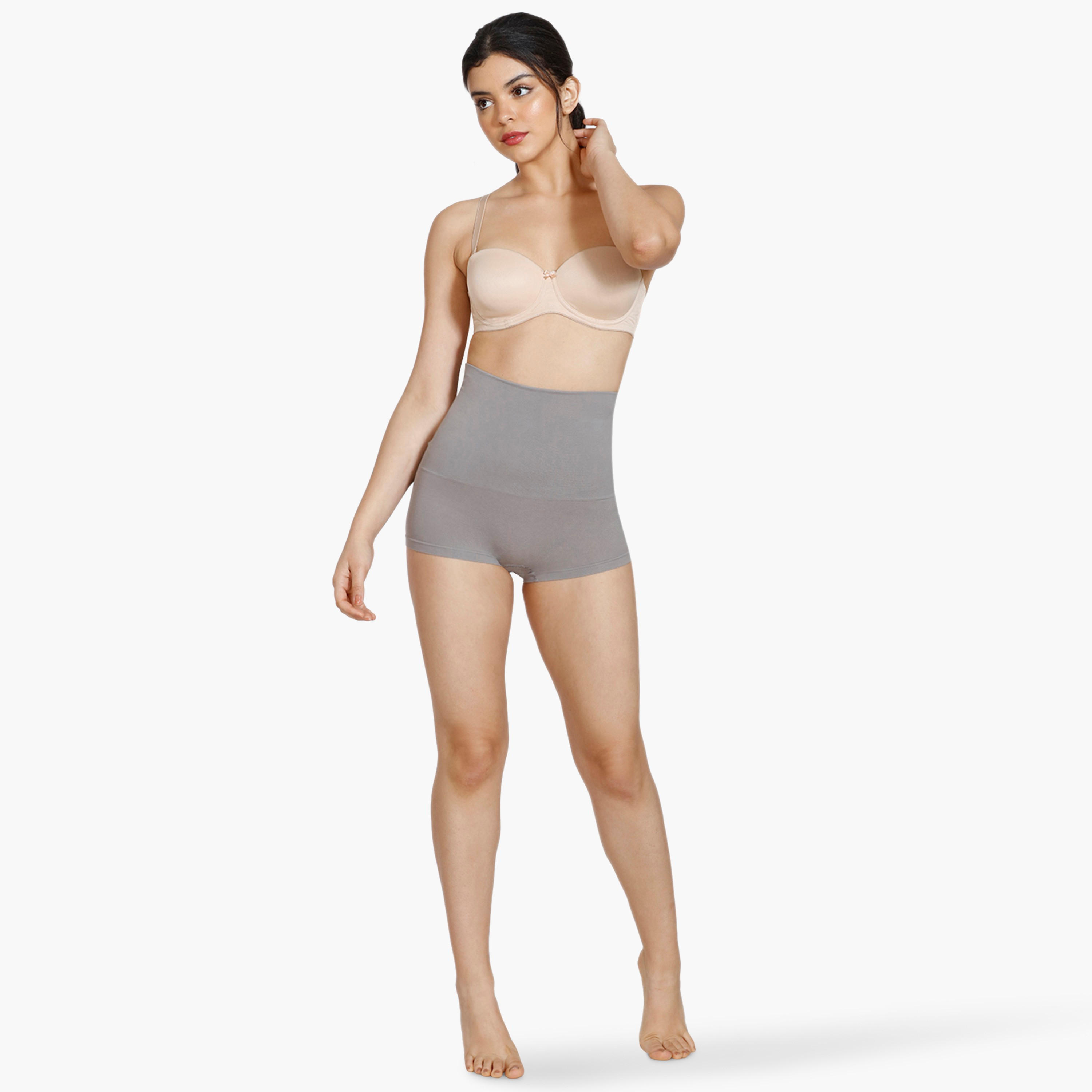 Zivame Medium Control Seamfree Tummy & Thigh Slimming Shapewear Boyshort-women-clothing-lingerie-shapewear-image-9