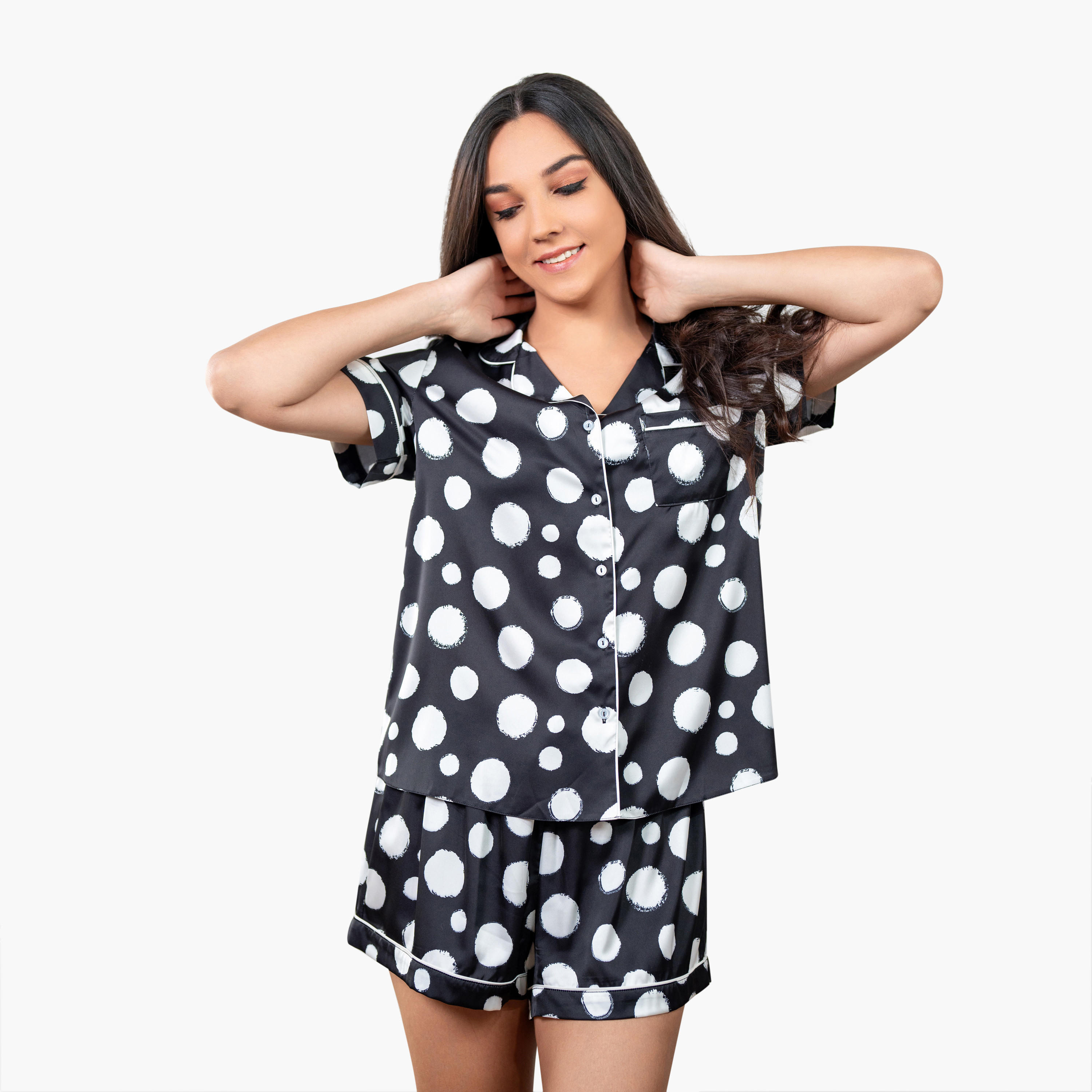 مجموعة قميص وشورت بطبعات من آدارايا-women-clothing-nightwear-pyjamas-shortsets-image-1