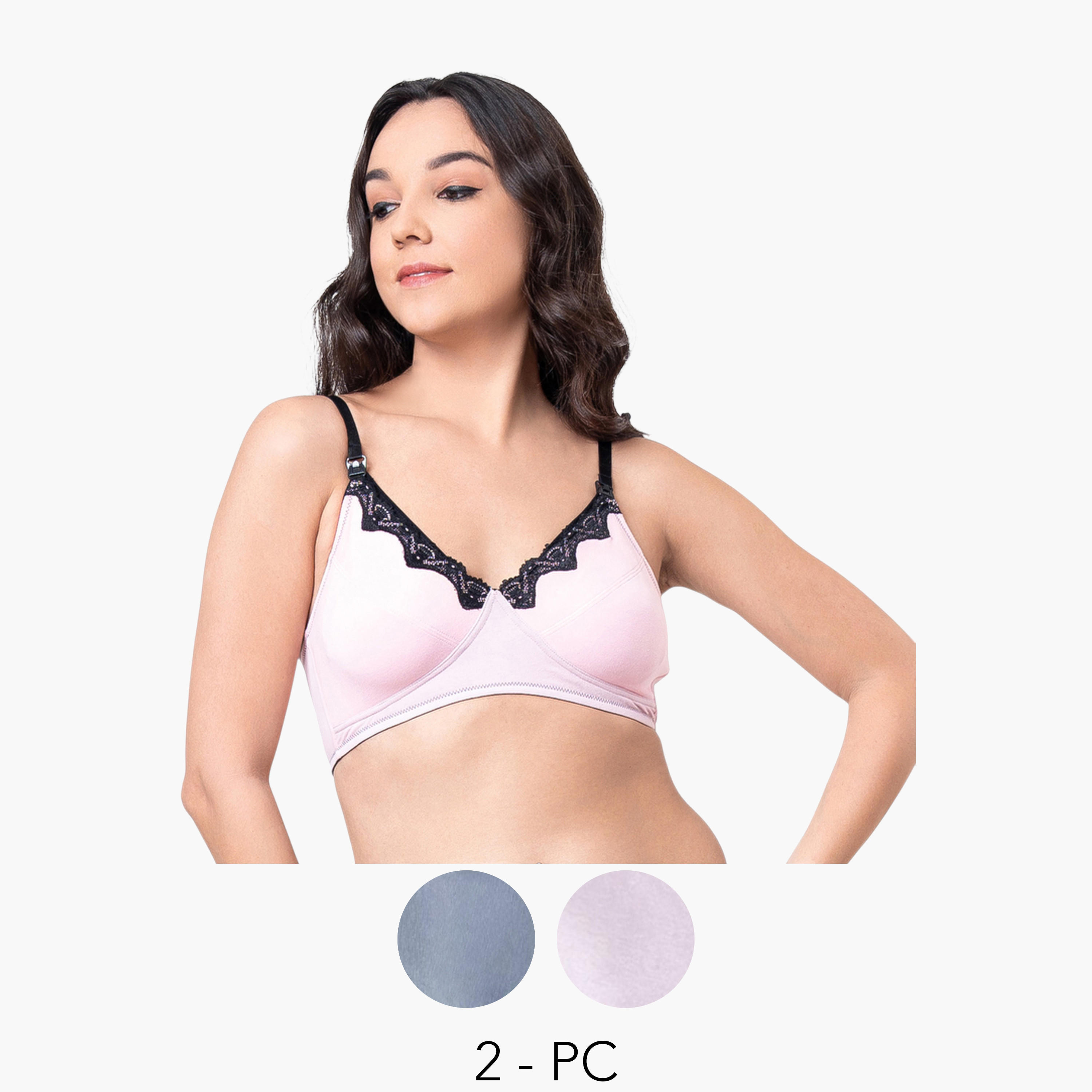صدرية حوامل بالكونيت بحمالات قابلة للتعديل من آدارايا - طقم من 2-women-clothing-lingerie-bras-image-1