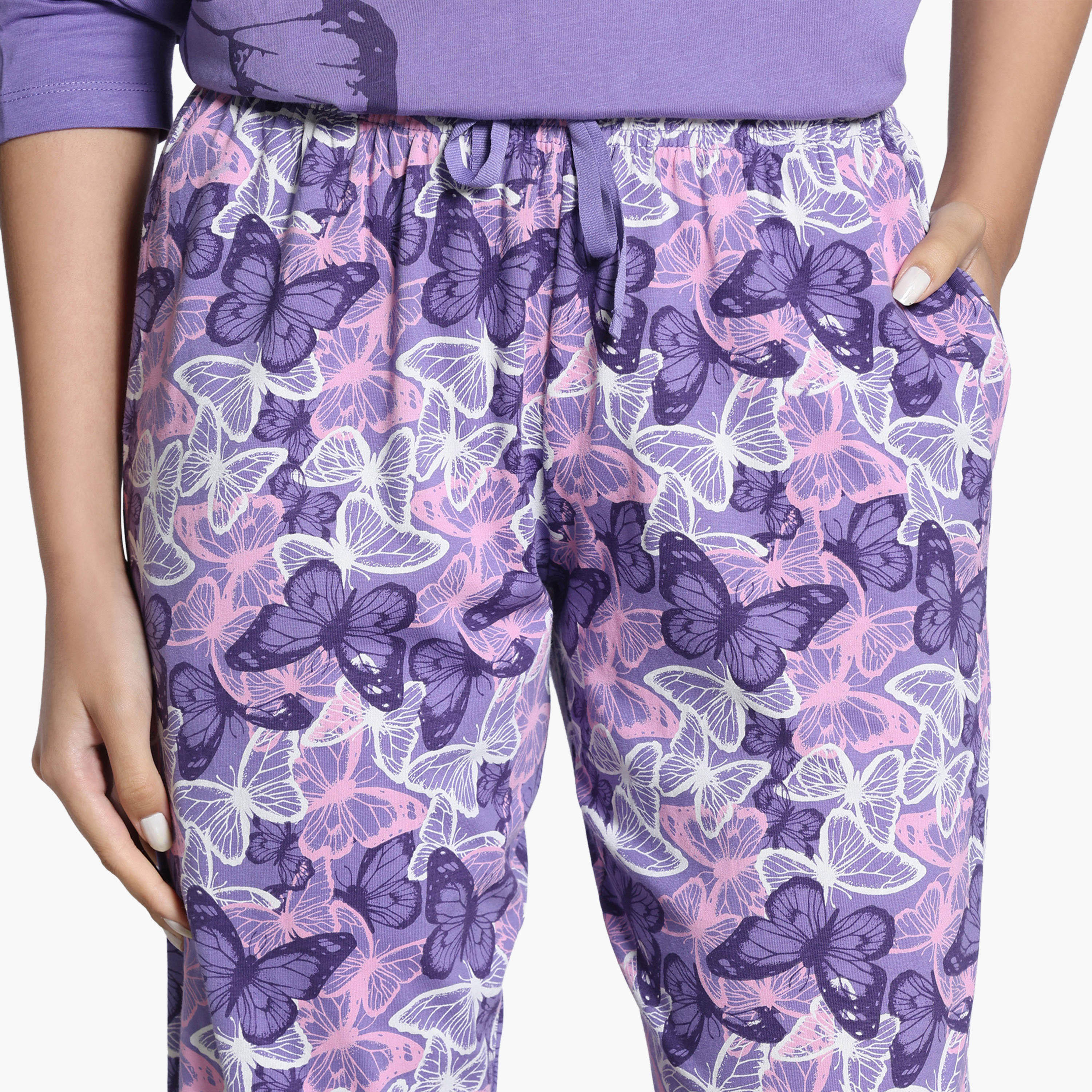 مجموعة بيجاما بطبعات من زيفامي-women-clothing-nightwear-pyjamas-longsets-image-6
