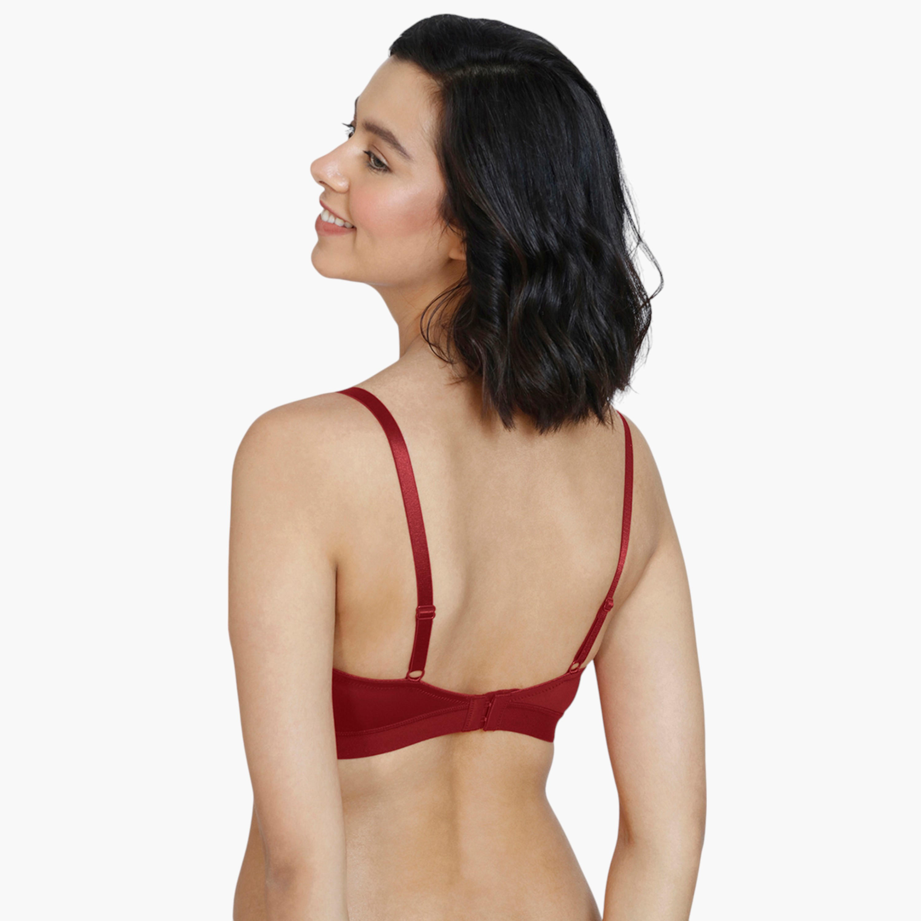 Zivame Lace Detail Bra with Hook and Eye Closure-women-clothing-lingerie-bras-image-6