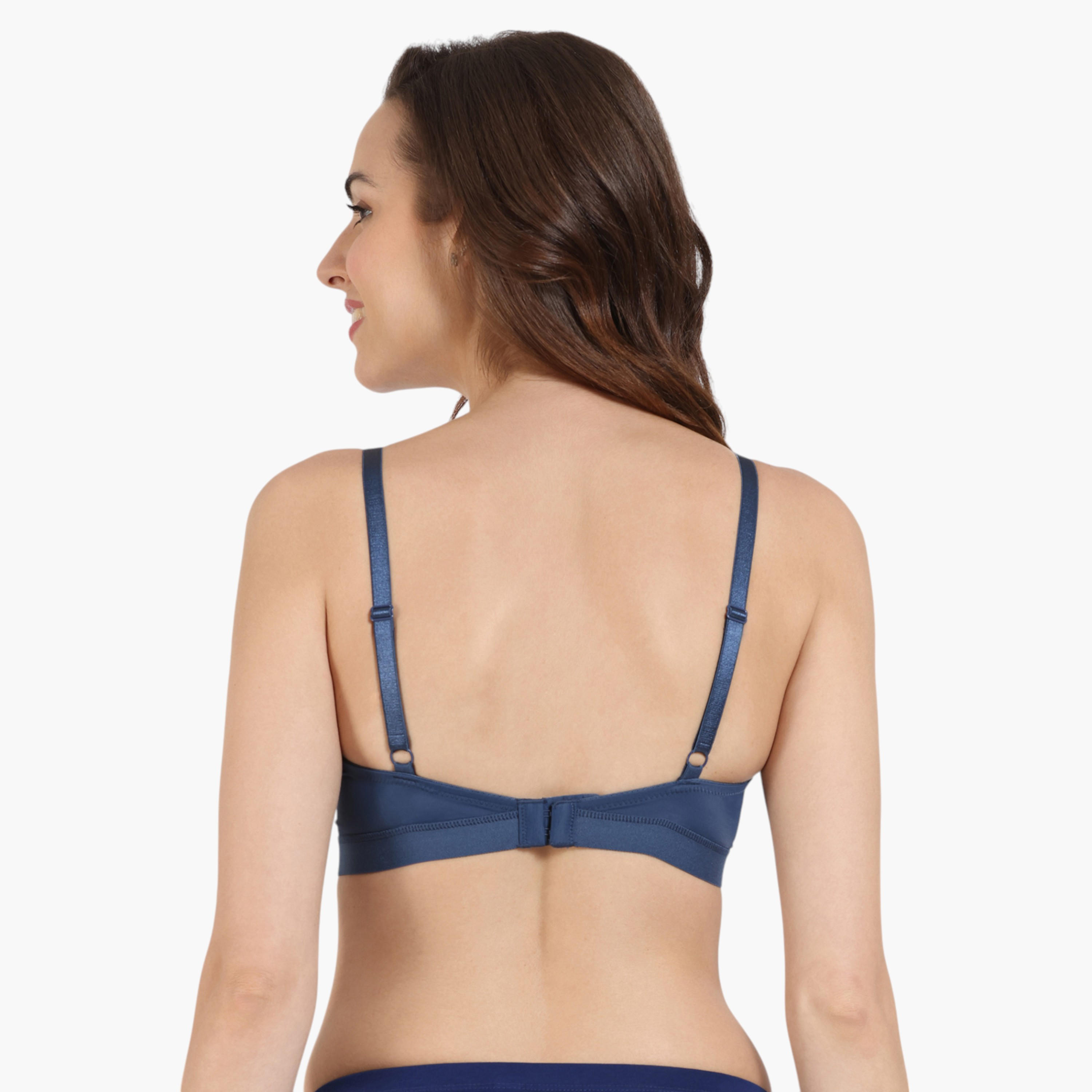 صدرية بمشبك إغلاق وتفاصيل دانتيل من زيفامي-women-clothing-lingerie-bras-image-2