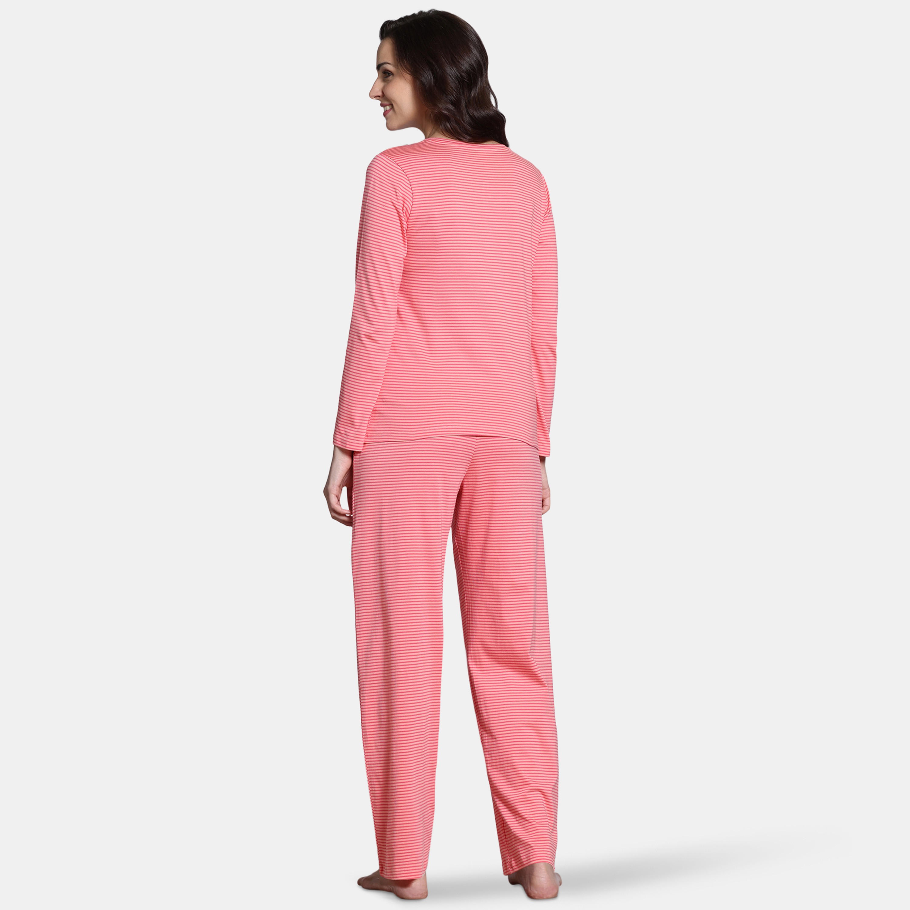 مجموعة بيجاما مقلمة من زيفامي-women-clothing-nightwear-pyjamas-longsets-image-15