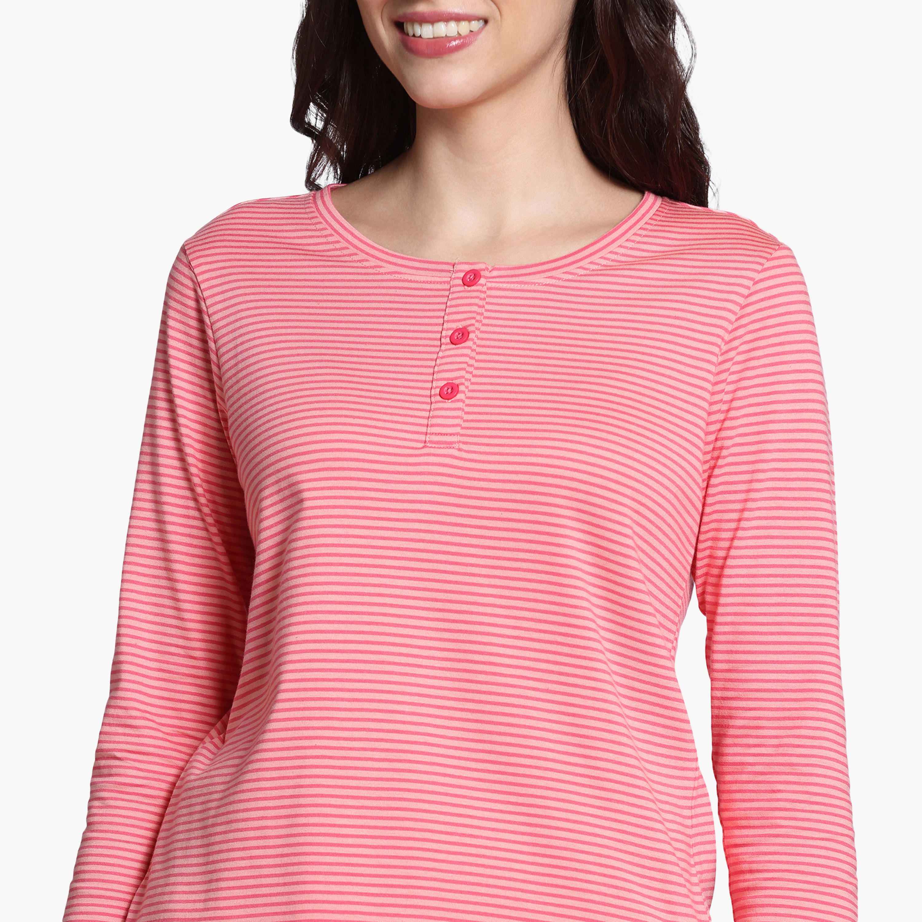 مجموعة بيجاما مقلمة من زيفامي-women-clothing-nightwear-pyjamas-longsets-image-17