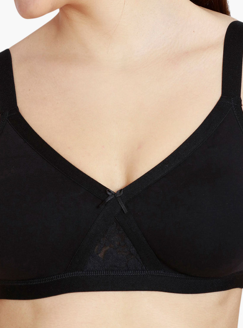 صدرية بإطار إيه ومشبك إغلاق وتفاصيل دانتيل من زيفامي-women-clothing-lingerie-bras-image-4