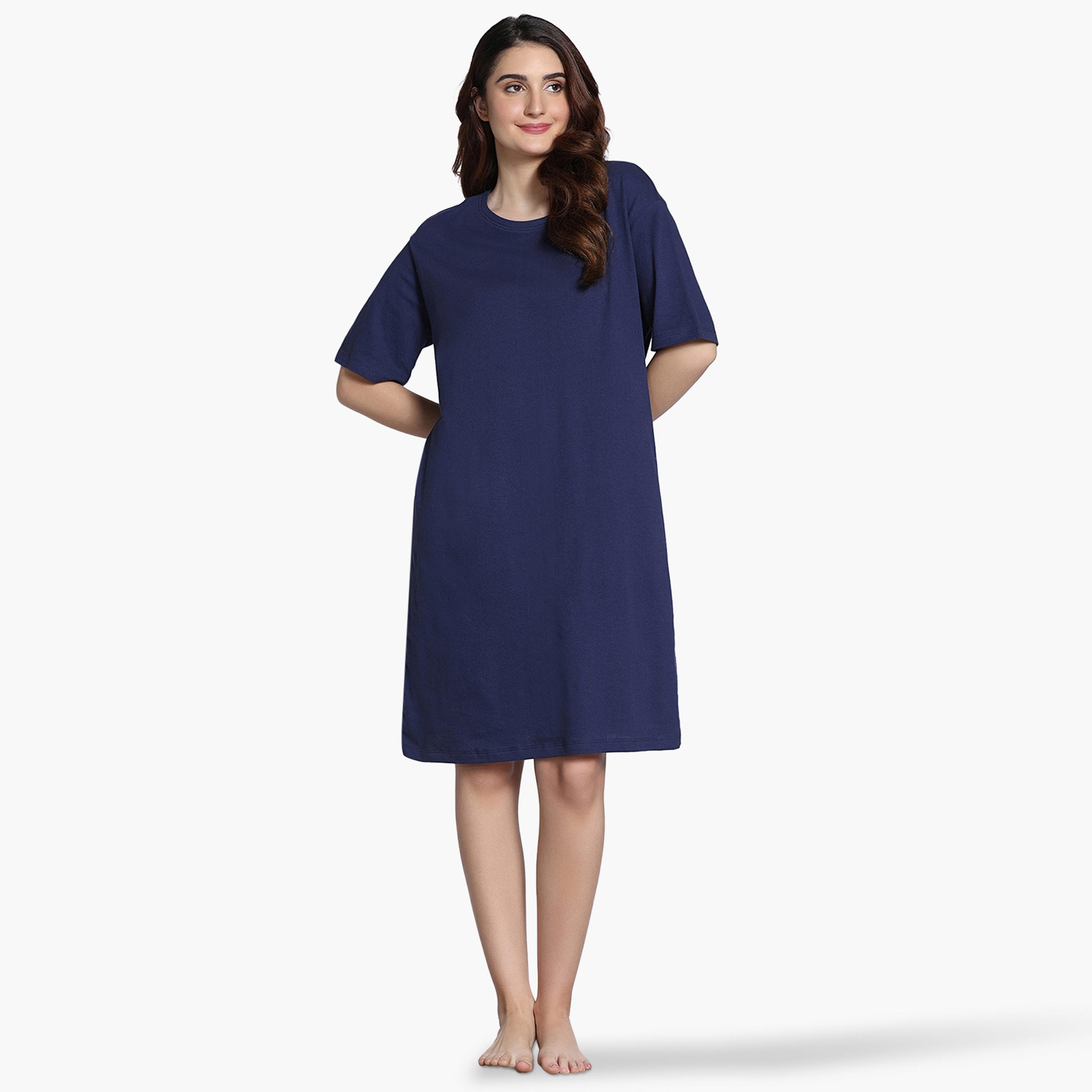 فستان نوم بأكمام قصيرة من زيفامي-women-clothing-nightwear-nighties-image-6