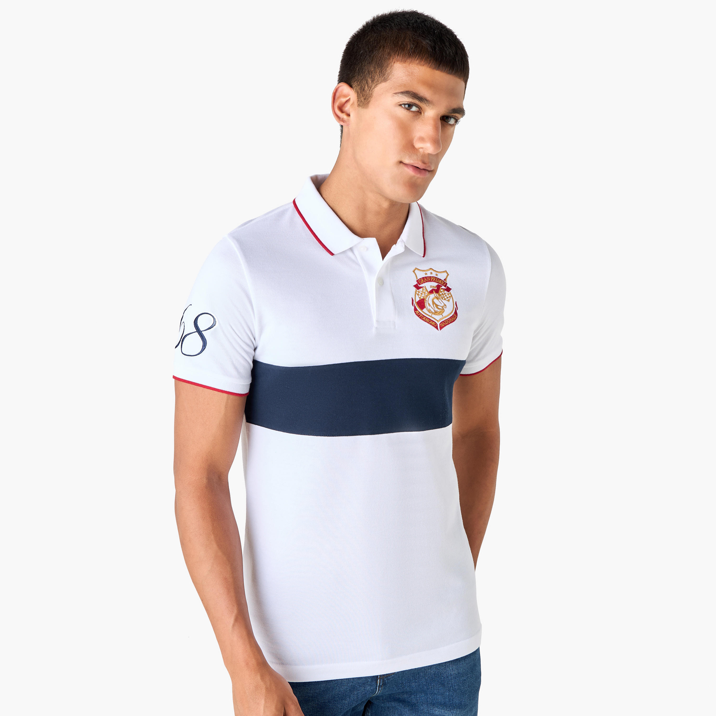 Embroidered Polo T-shirt-men-clothing-tshirtsandpolos-polos-image-1