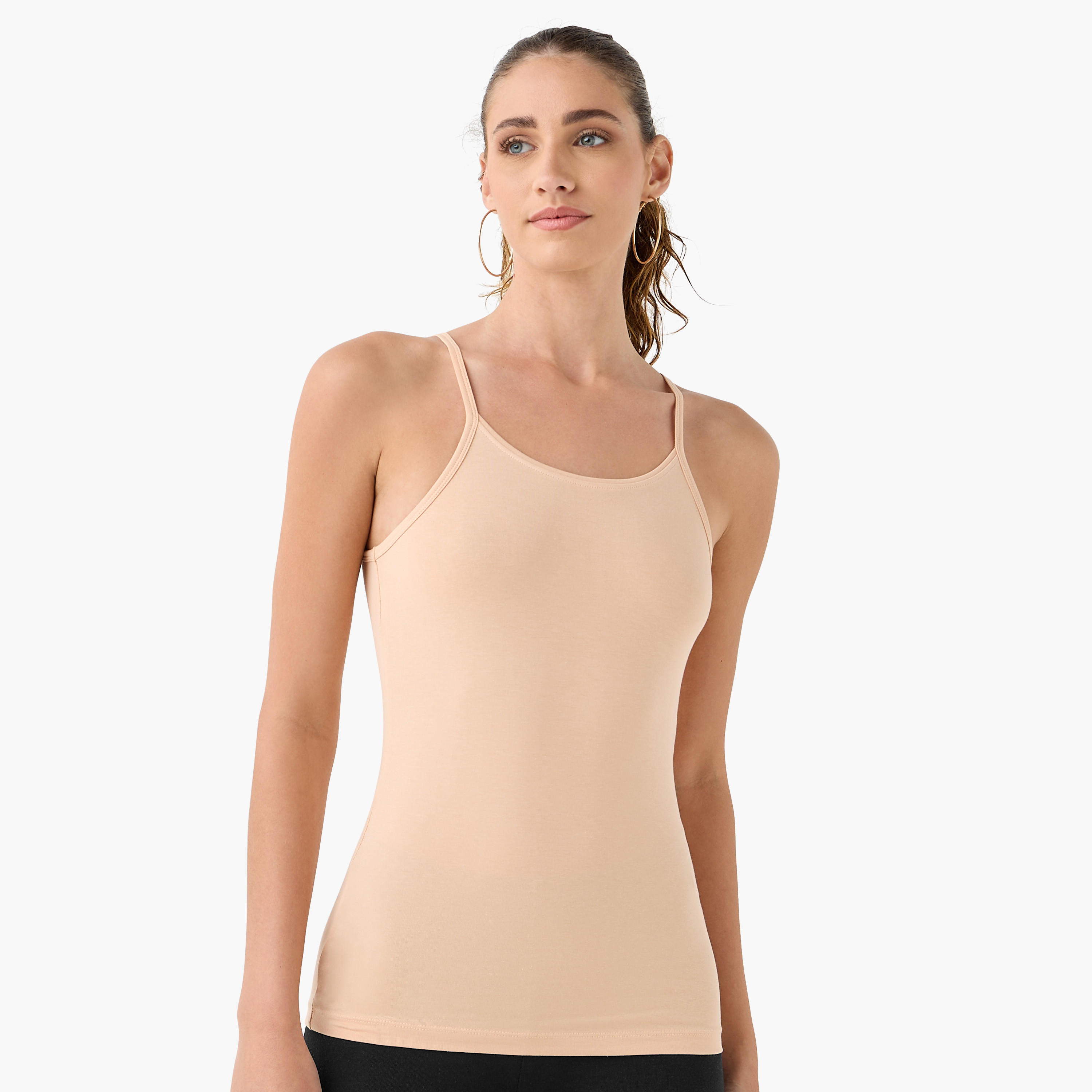 قمصان دخلي مضلعة - طقم من 3 قطع-women-clothing-lingerie-camisoles-image-7