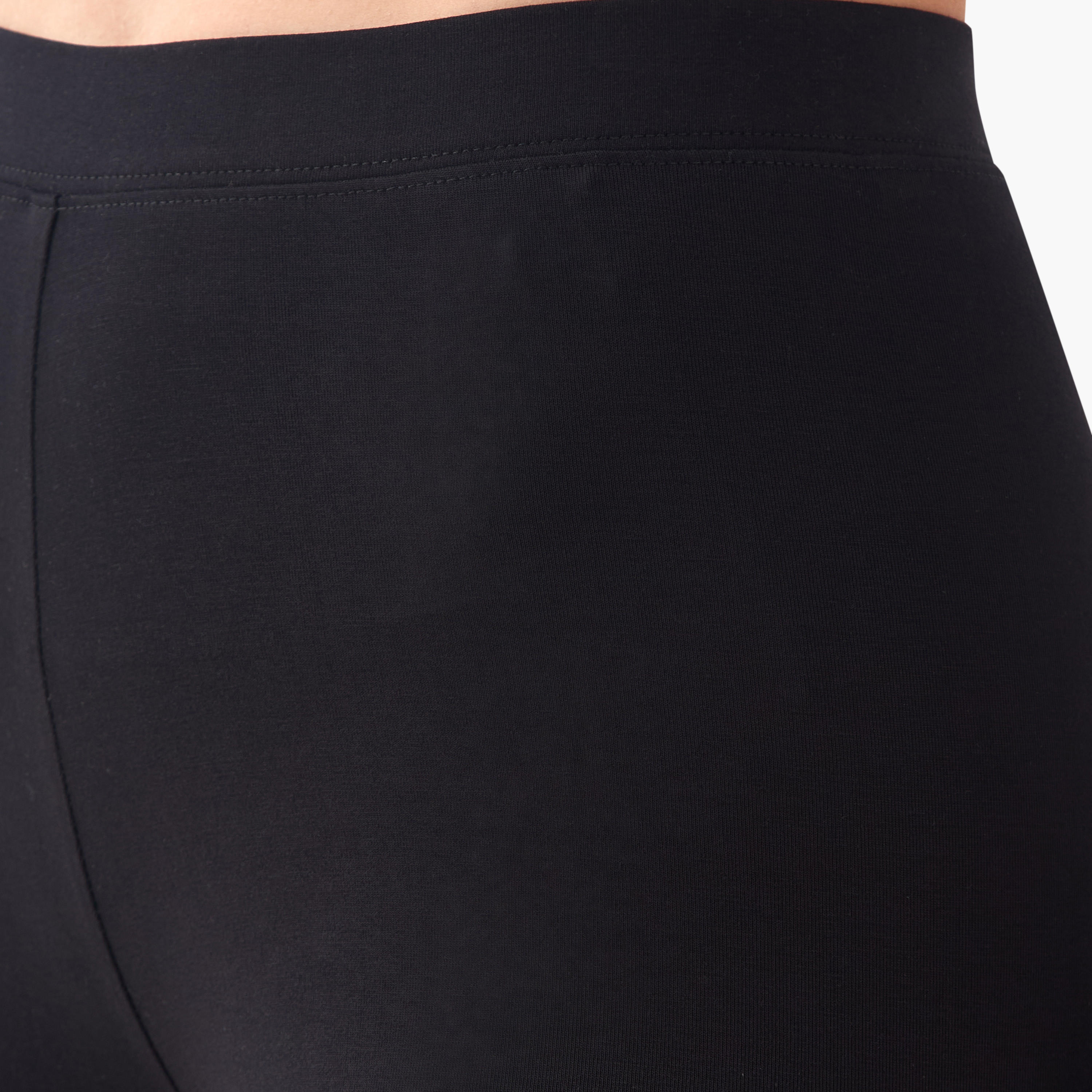 شورت بايكر بقصة عادية وحزام خصر مطاطي - طقم قطعتين-women-clothing-bottoms-leggings-image-6