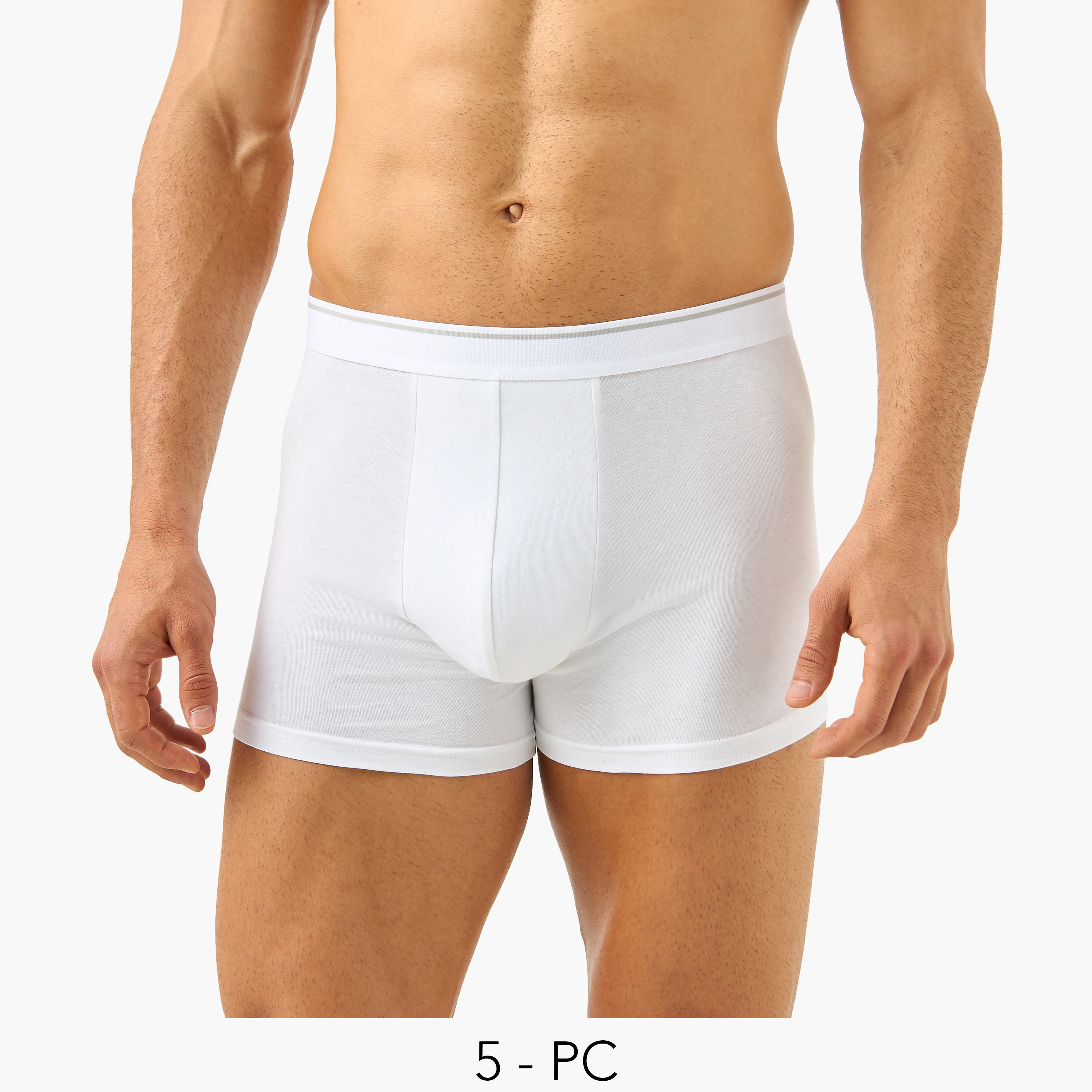 طقم سراويل ترانك 5 قطع بخصر مطاطي-men-clothing-innerwear-underwear-image-1