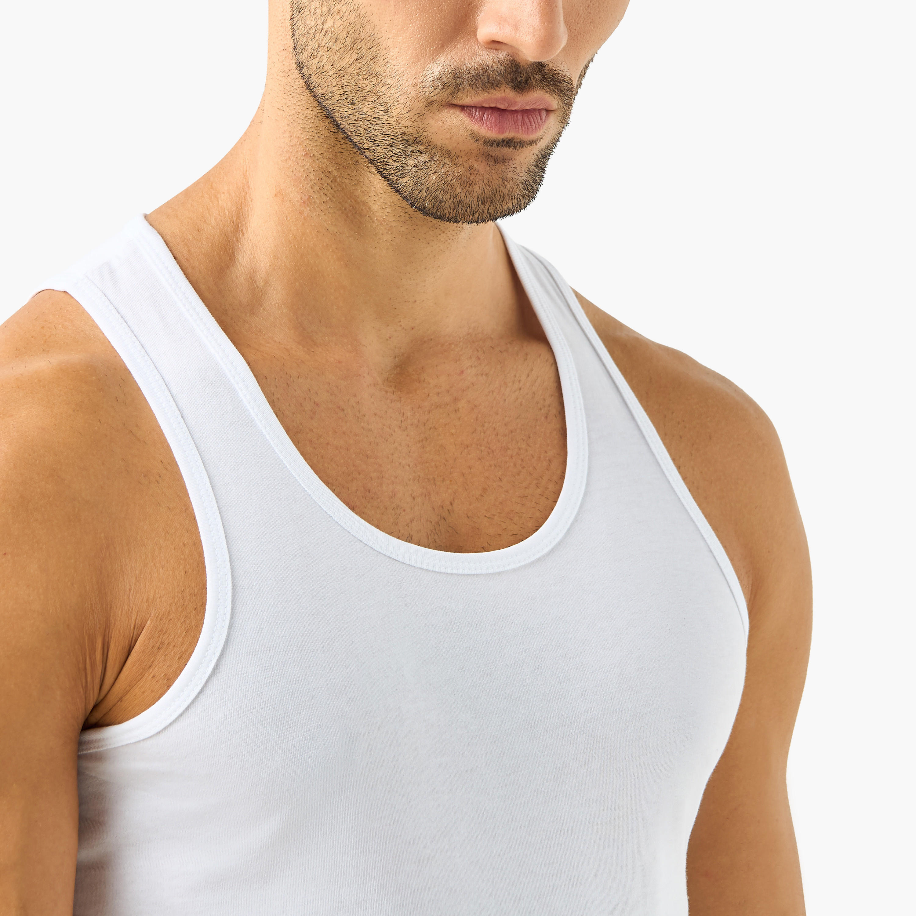 فيستات بياقة مستديرة - طقم 3 قطع-men-clothing-innerwear-vests-image-6