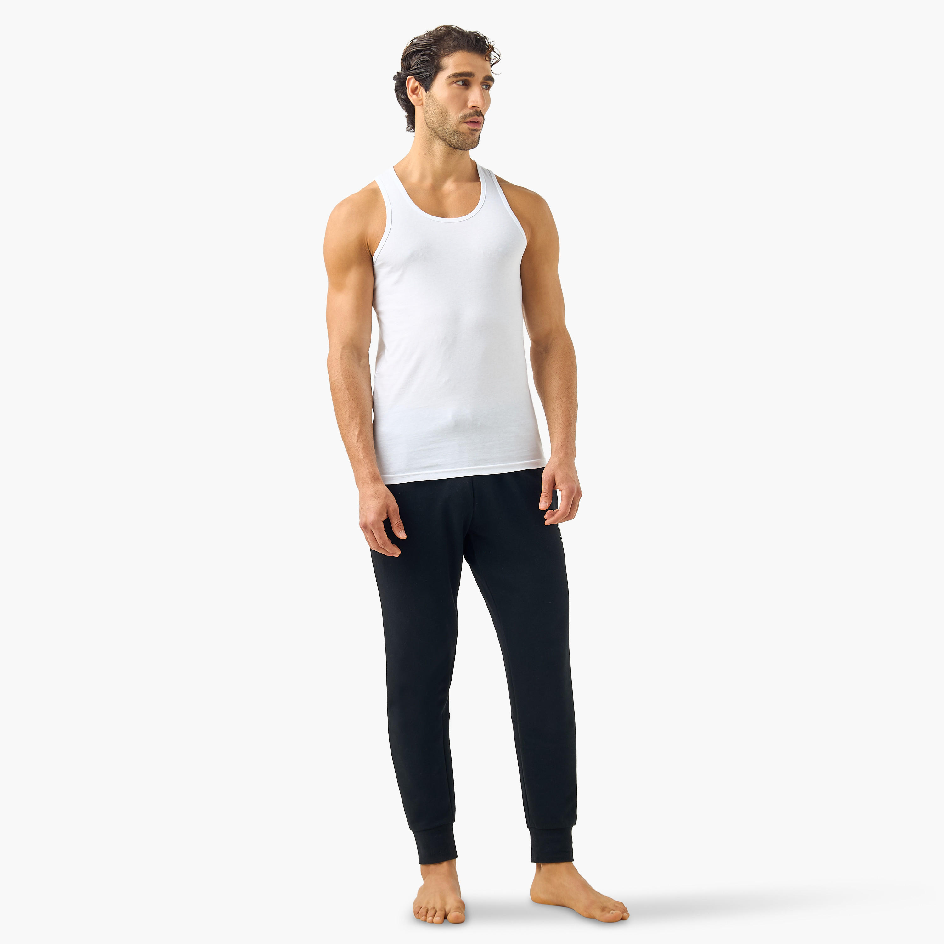 فيستات بياقة مستديرة - طقم 3 قطع-men-clothing-innerwear-vests-image-8
