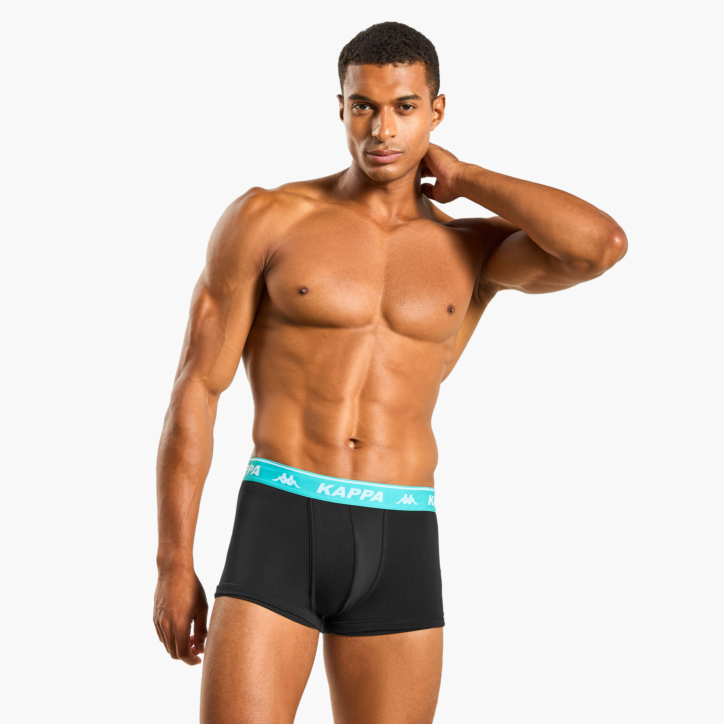 Set of 3 - Kappa Elasticated Waist Trunks-men-clothing-innerwear-underwear-image-2