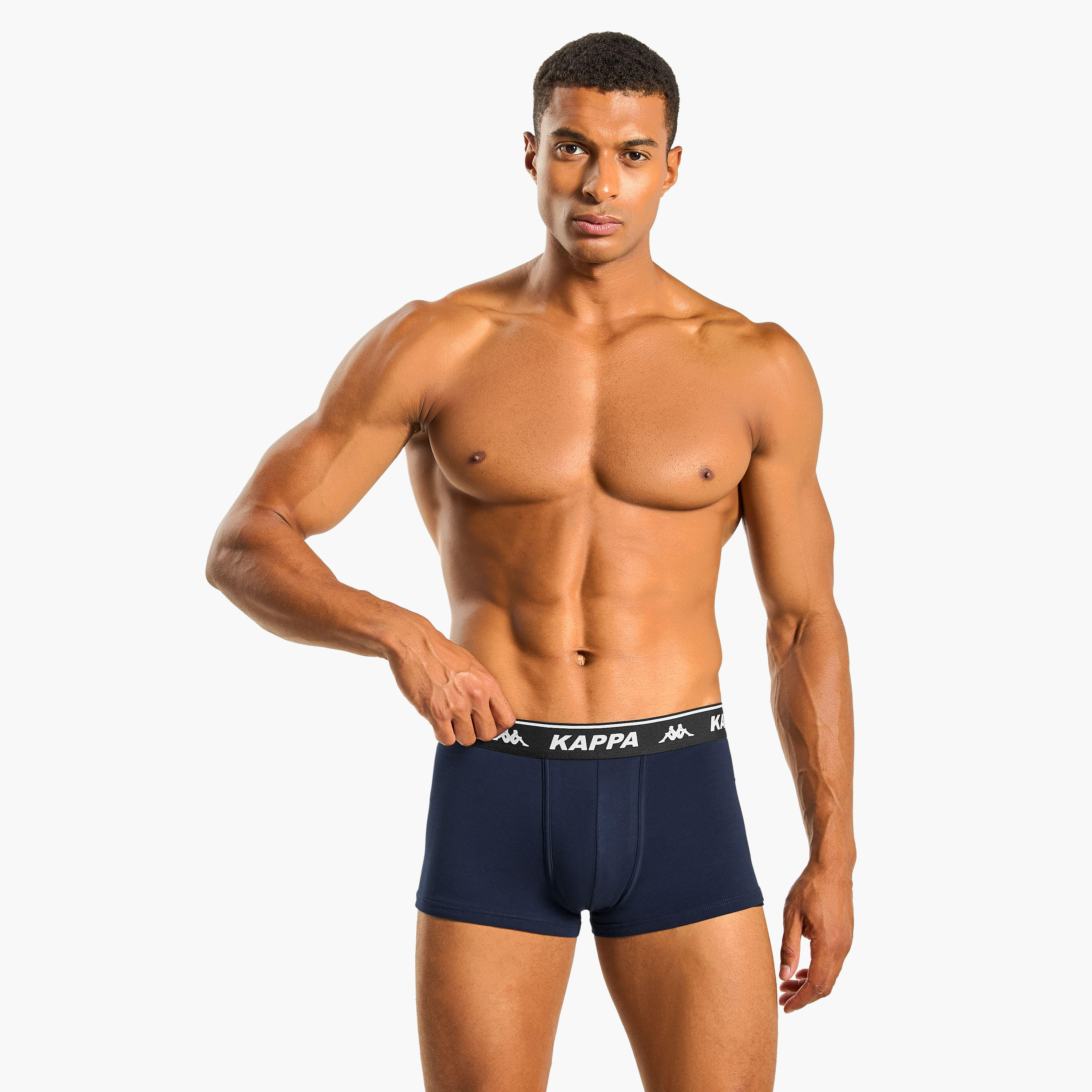 طقم سراويل ترانك داخلية بخصر مطاطي عدد 3 من كابا-men-clothing-innerwear-underwear-image-2